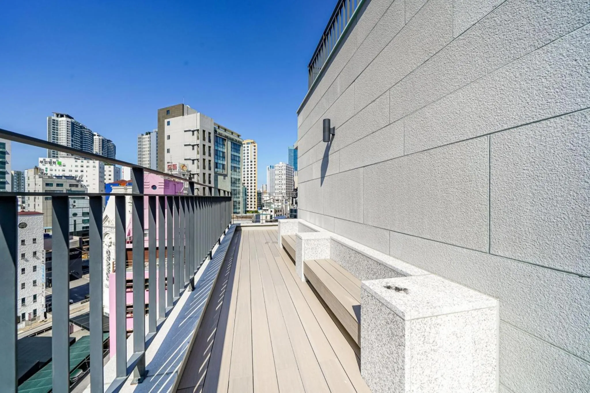 Balcony/Terrace in Haeundae The Van Hotel