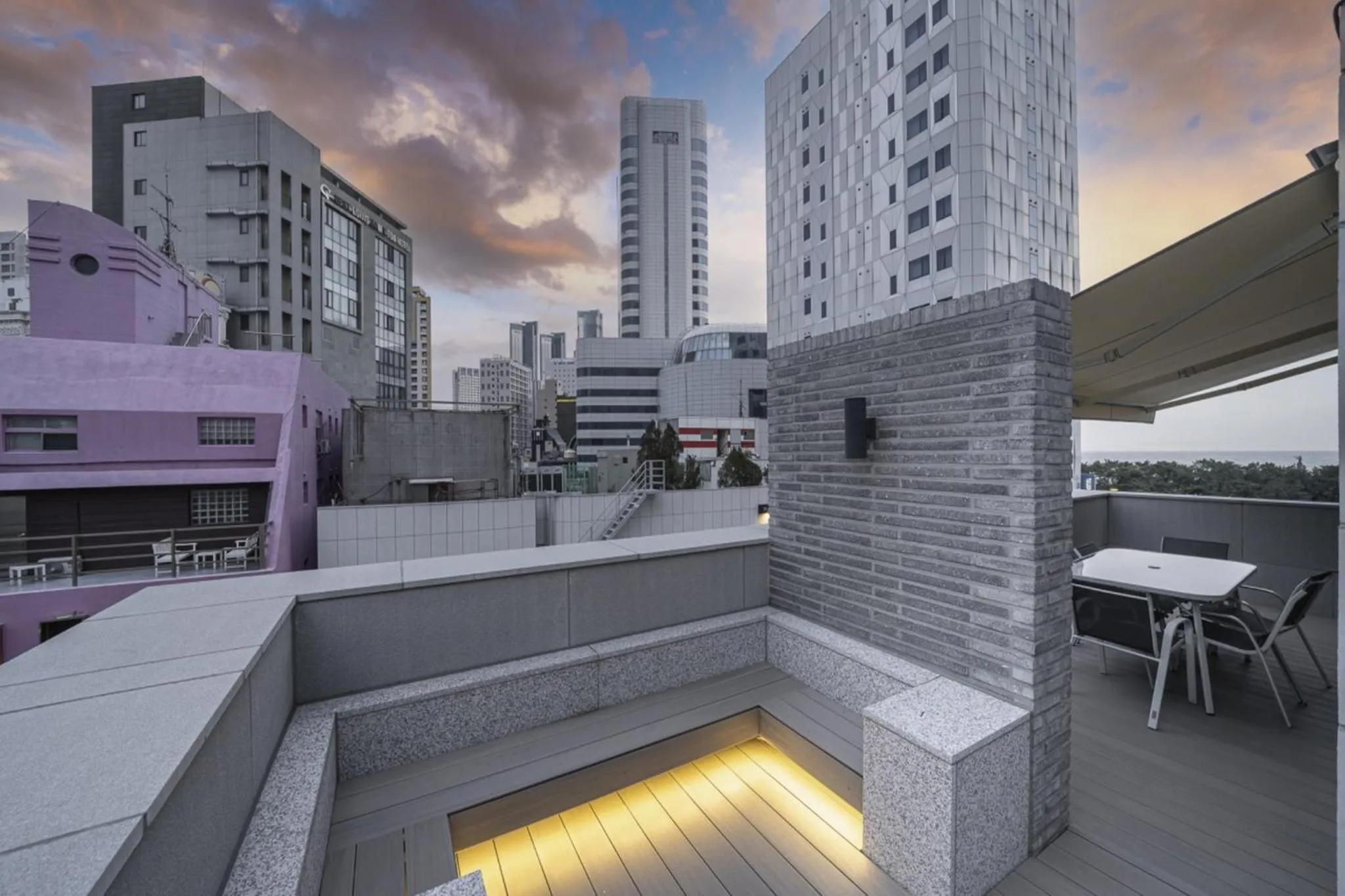 Balcony/Terrace in Haeundae The Van Hotel