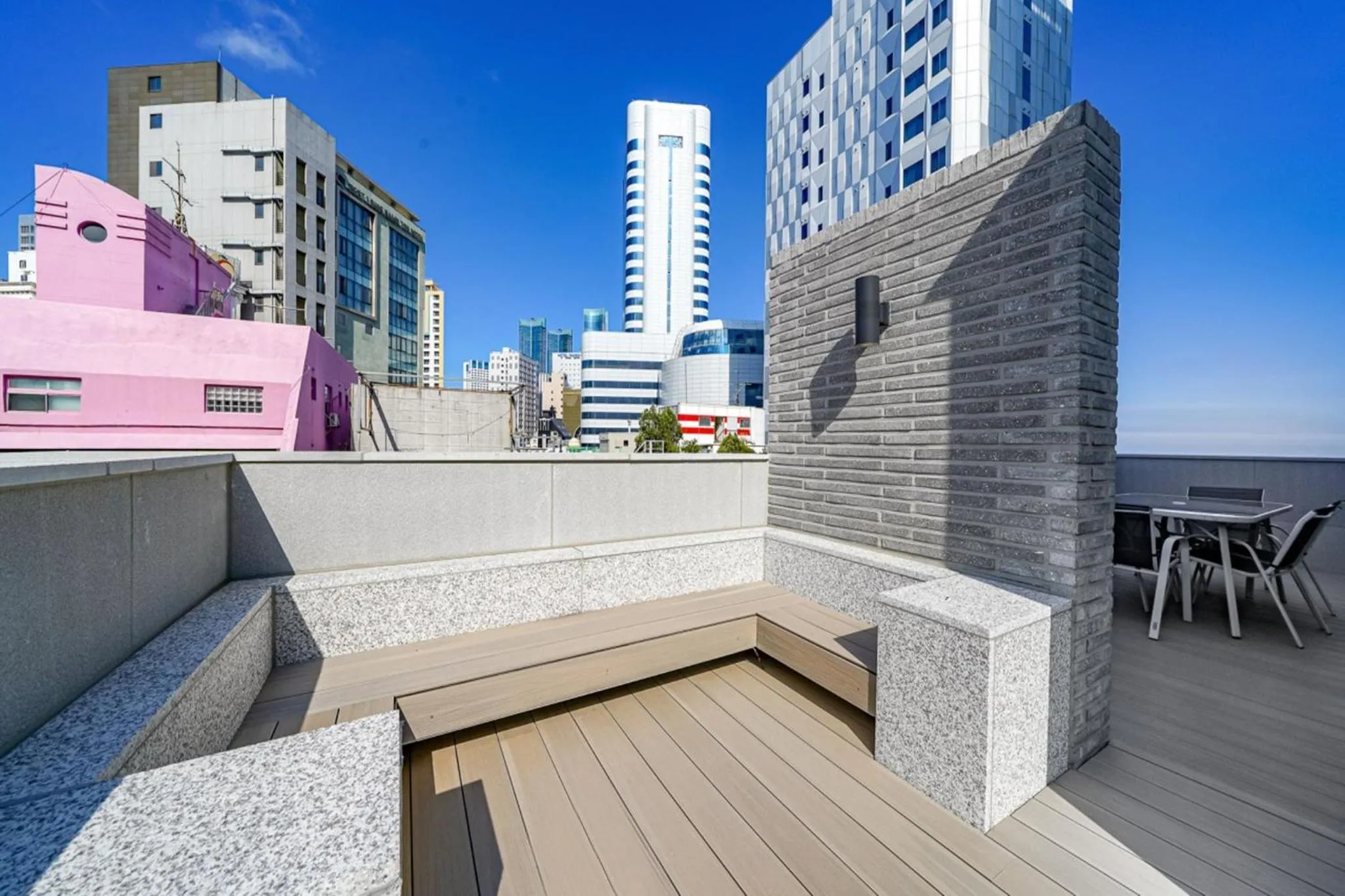 Balcony/Terrace in Haeundae The Van Hotel