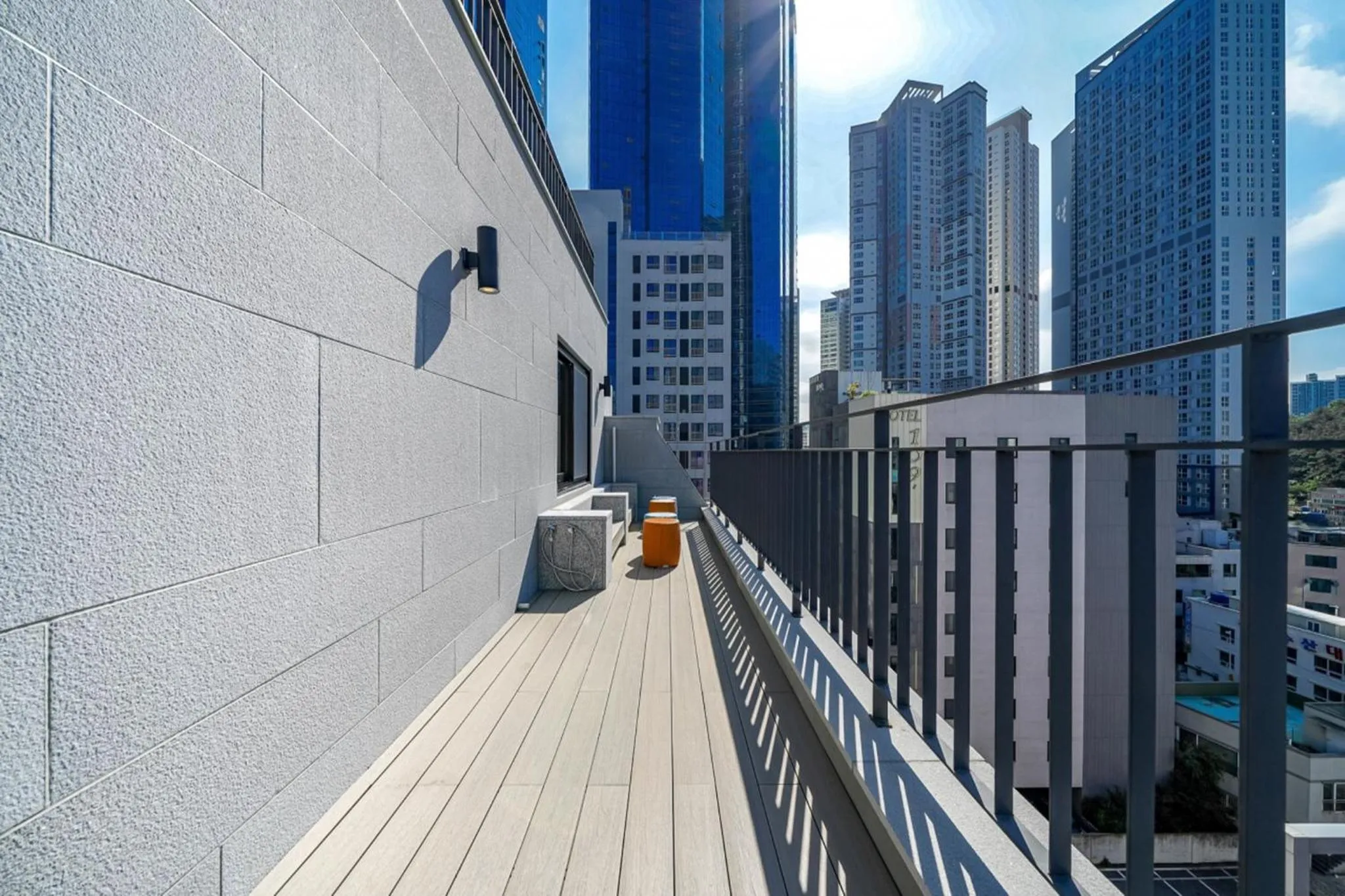 Balcony/Terrace in Haeundae The Van Hotel