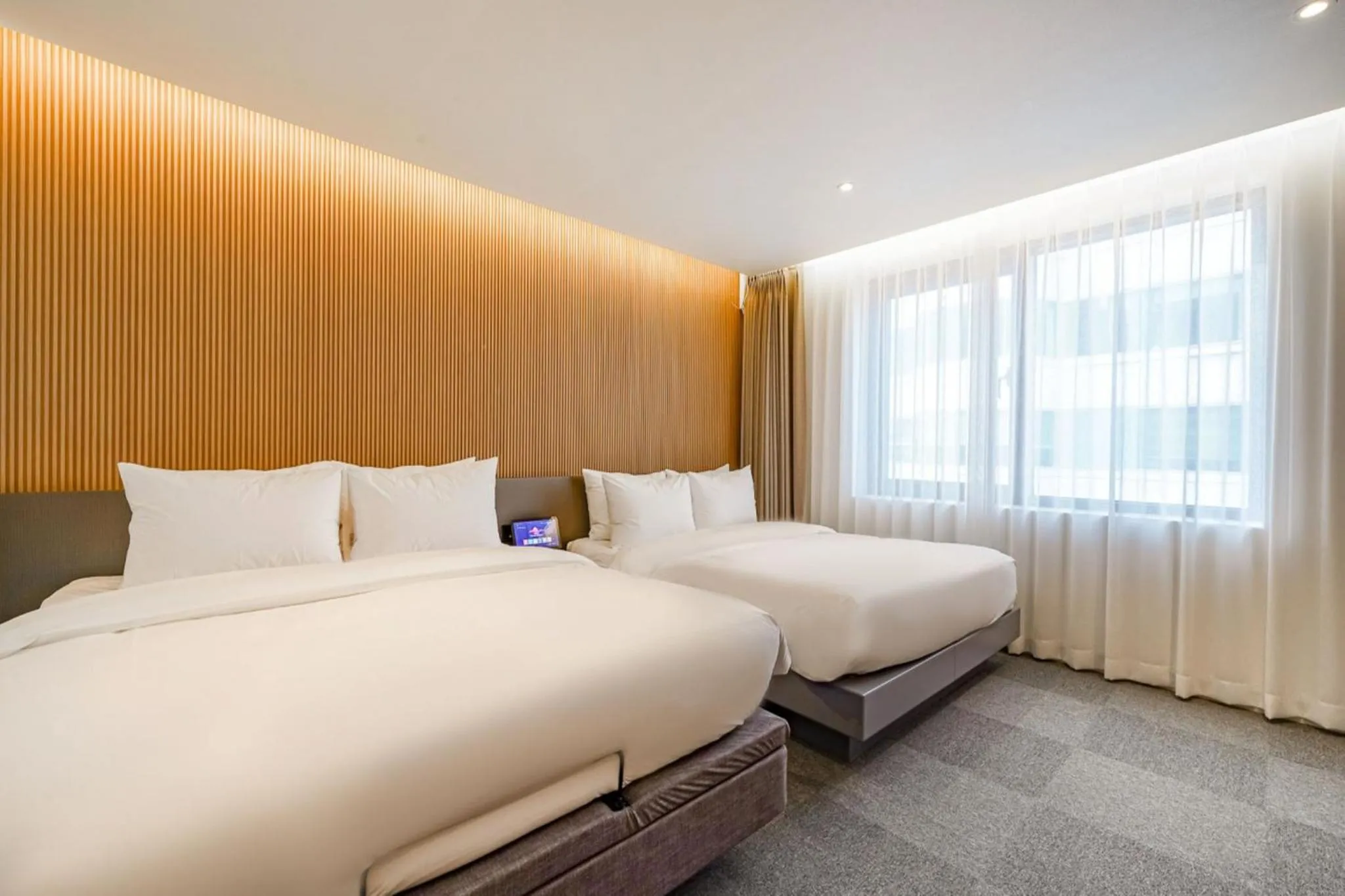 Bedroom, Bed in Haeundae The Van Hotel