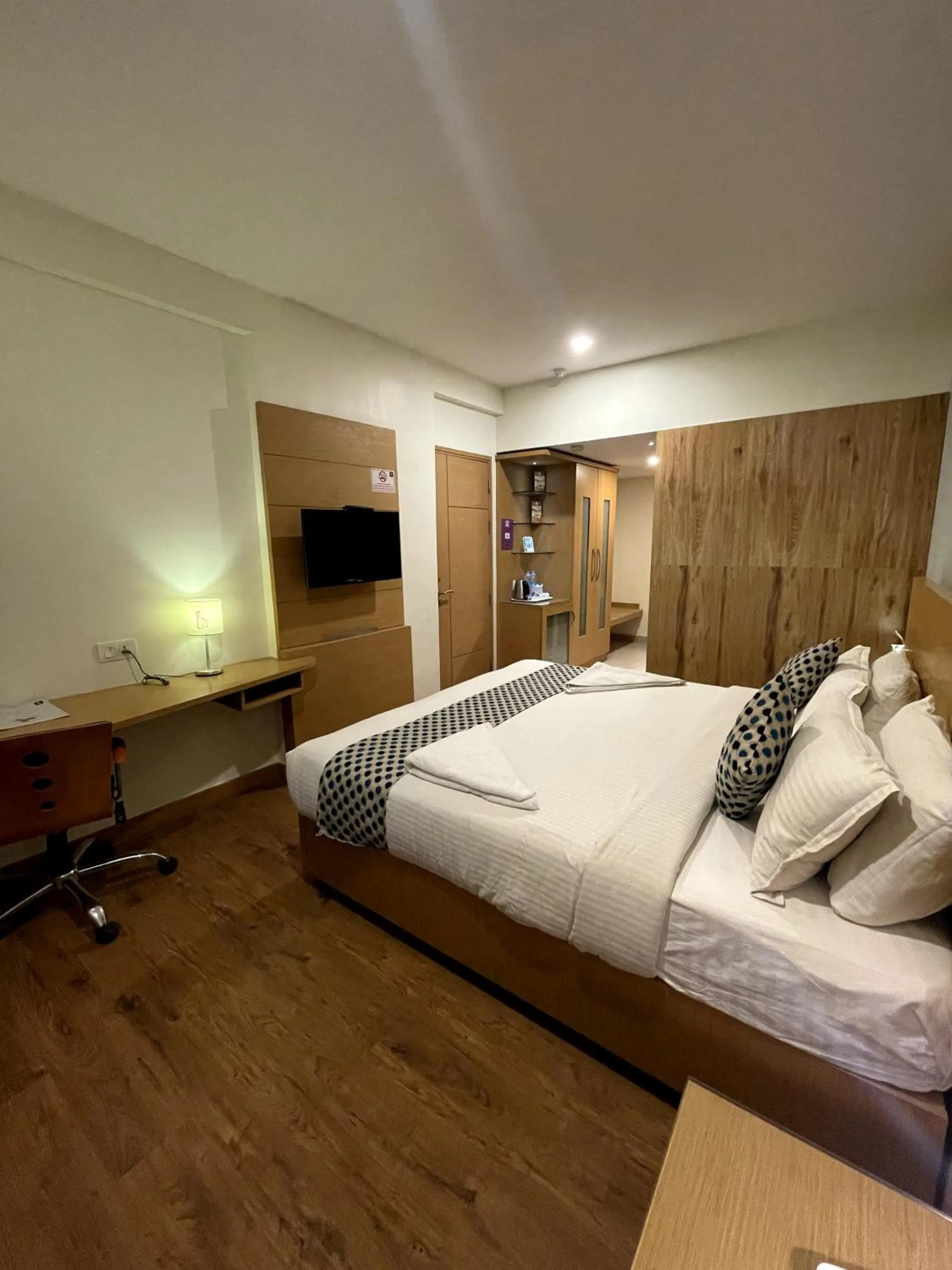 Photo of the whole room, Bed in Hotel Indriya Wayanad