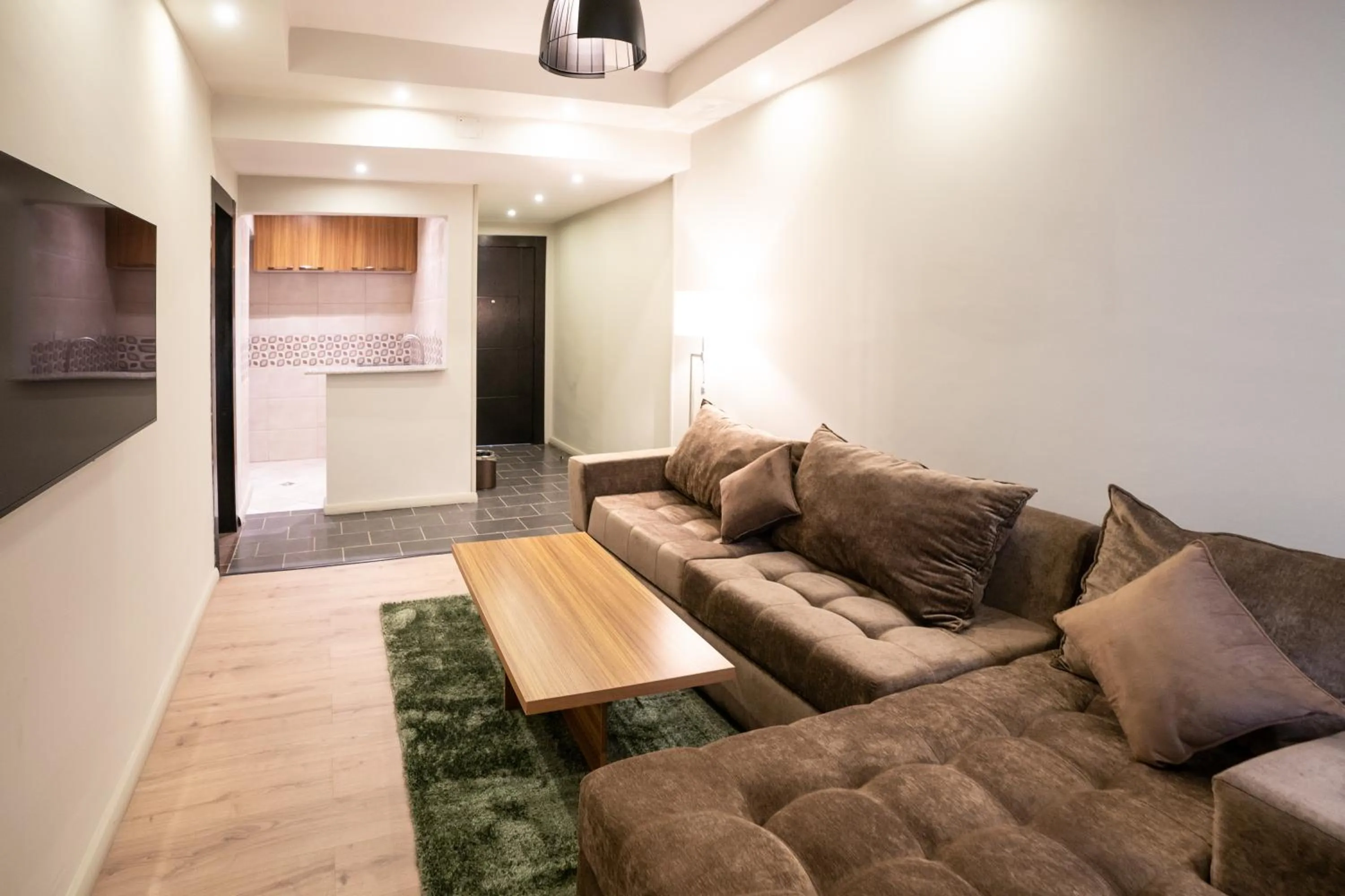 Living room in Monarch Hotel