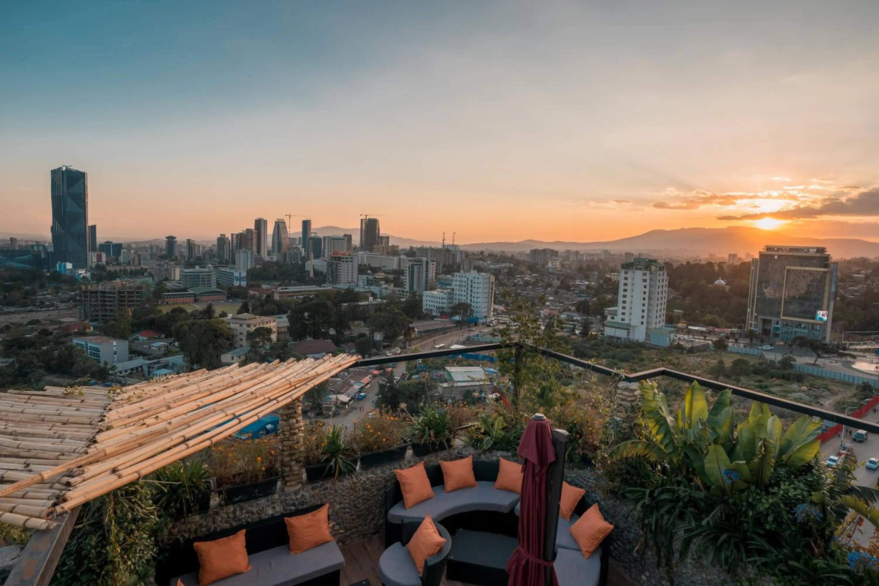 Sunset in Monarch Hotel