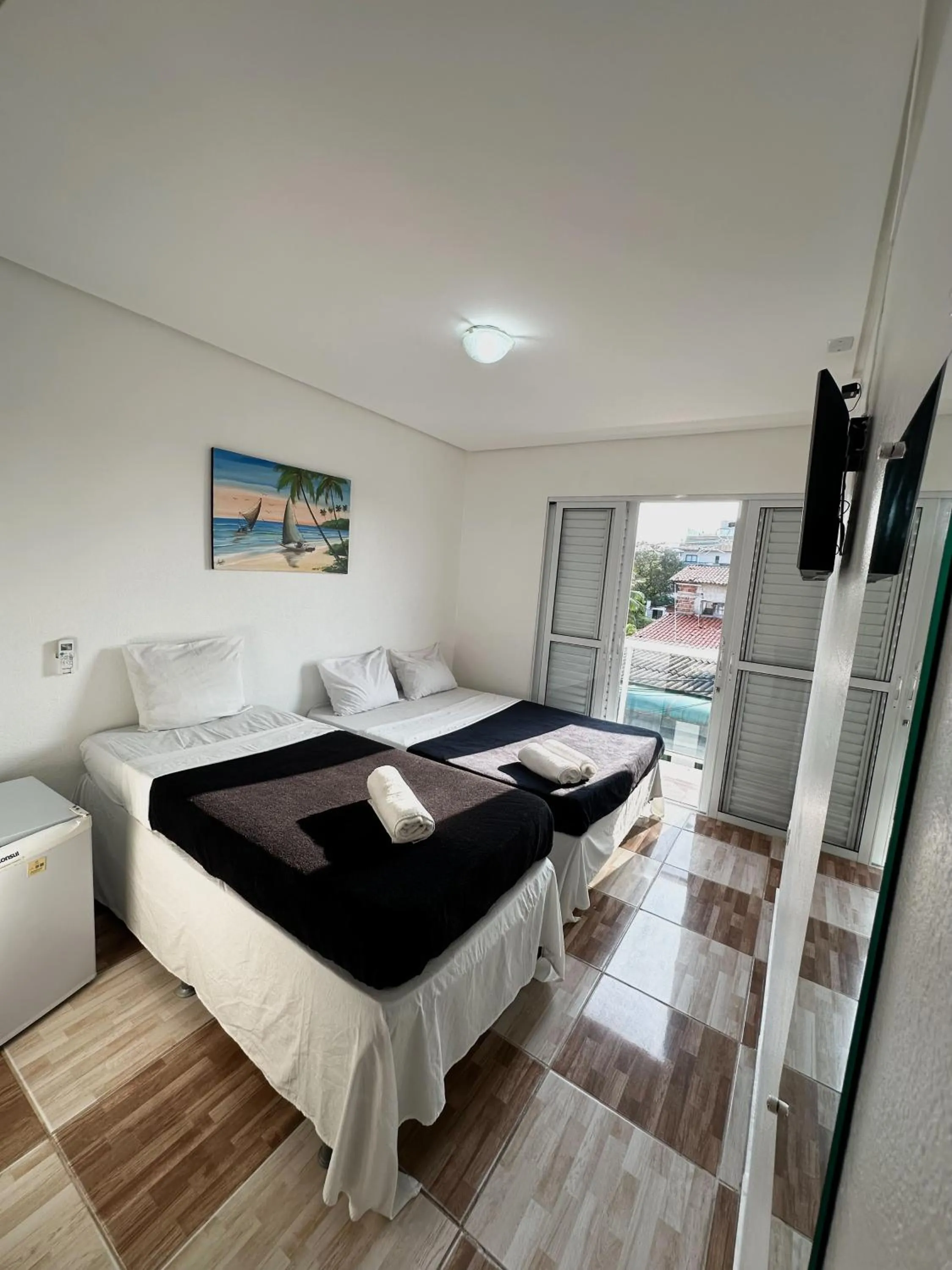 Bedroom, Bed in Pousada Porto Navegantes