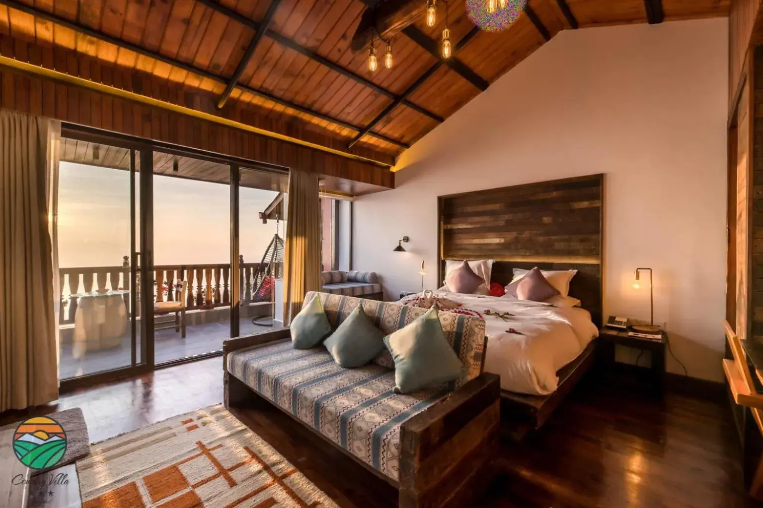 Photo of the whole room, Bed in Hotel Country Villa Photo of the whole room, Bed in Hotel Country Villa