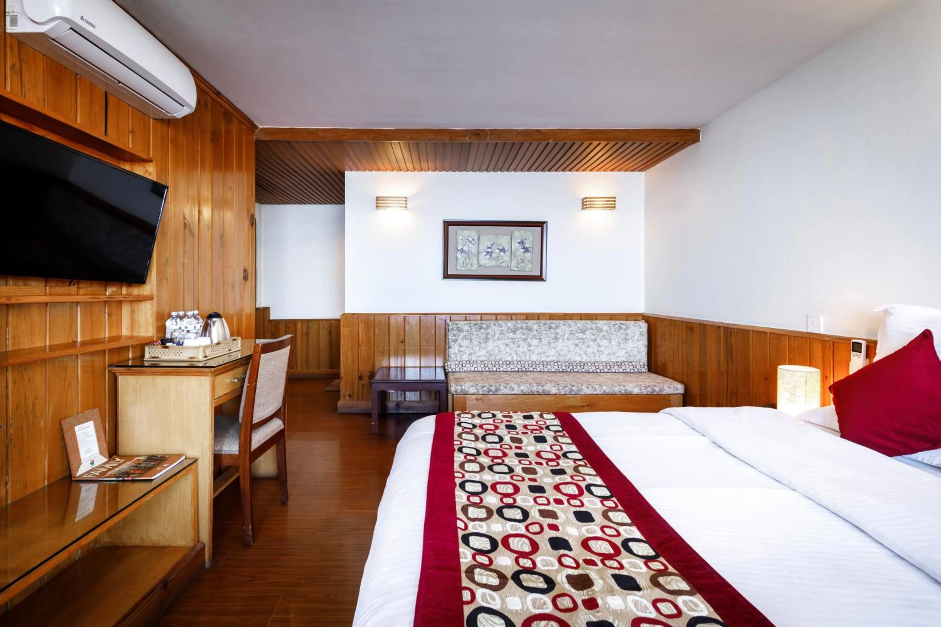 Bed in Hotel Country Villa