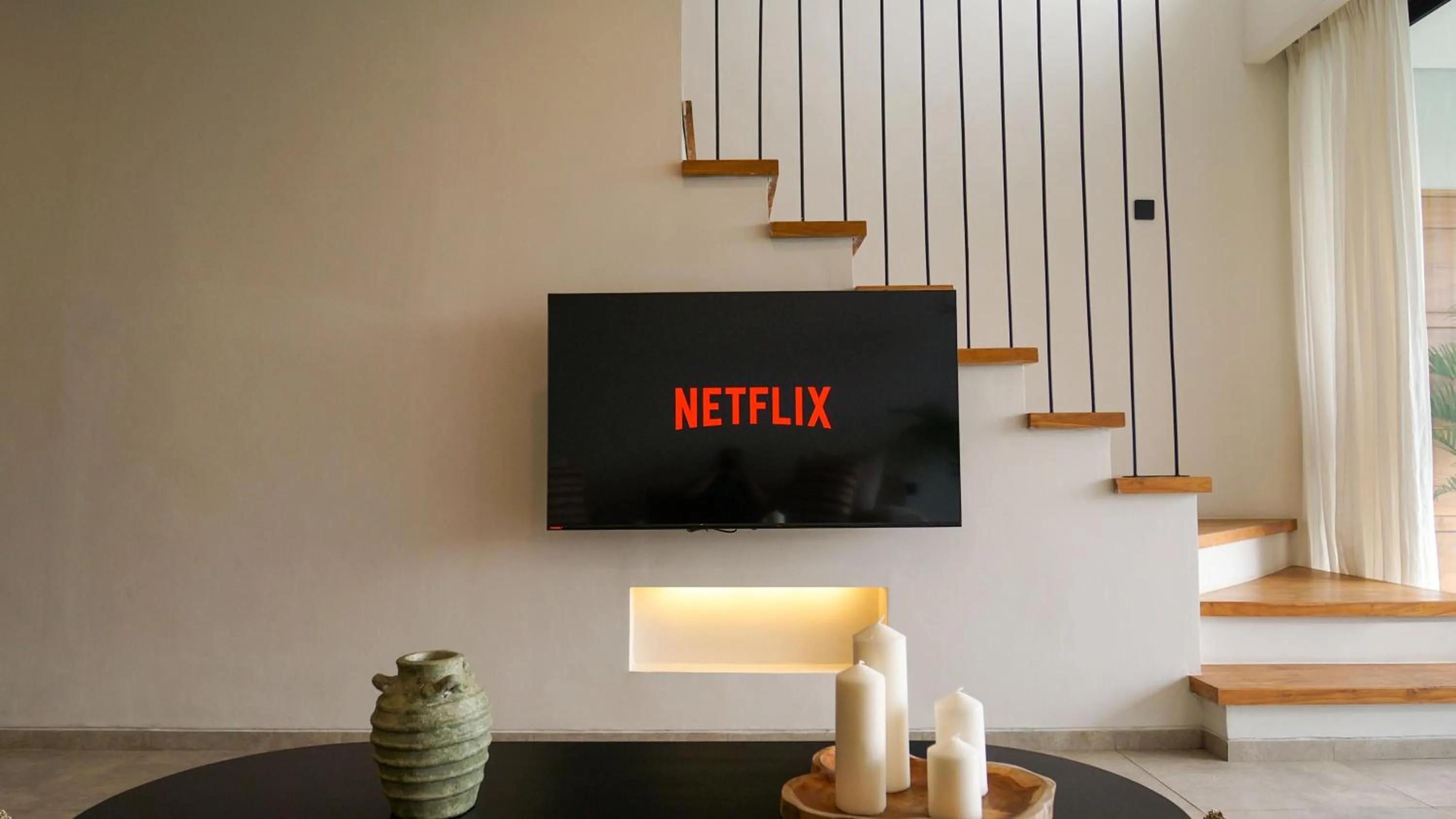 Living room in The Menuai Bali Villas Canggu