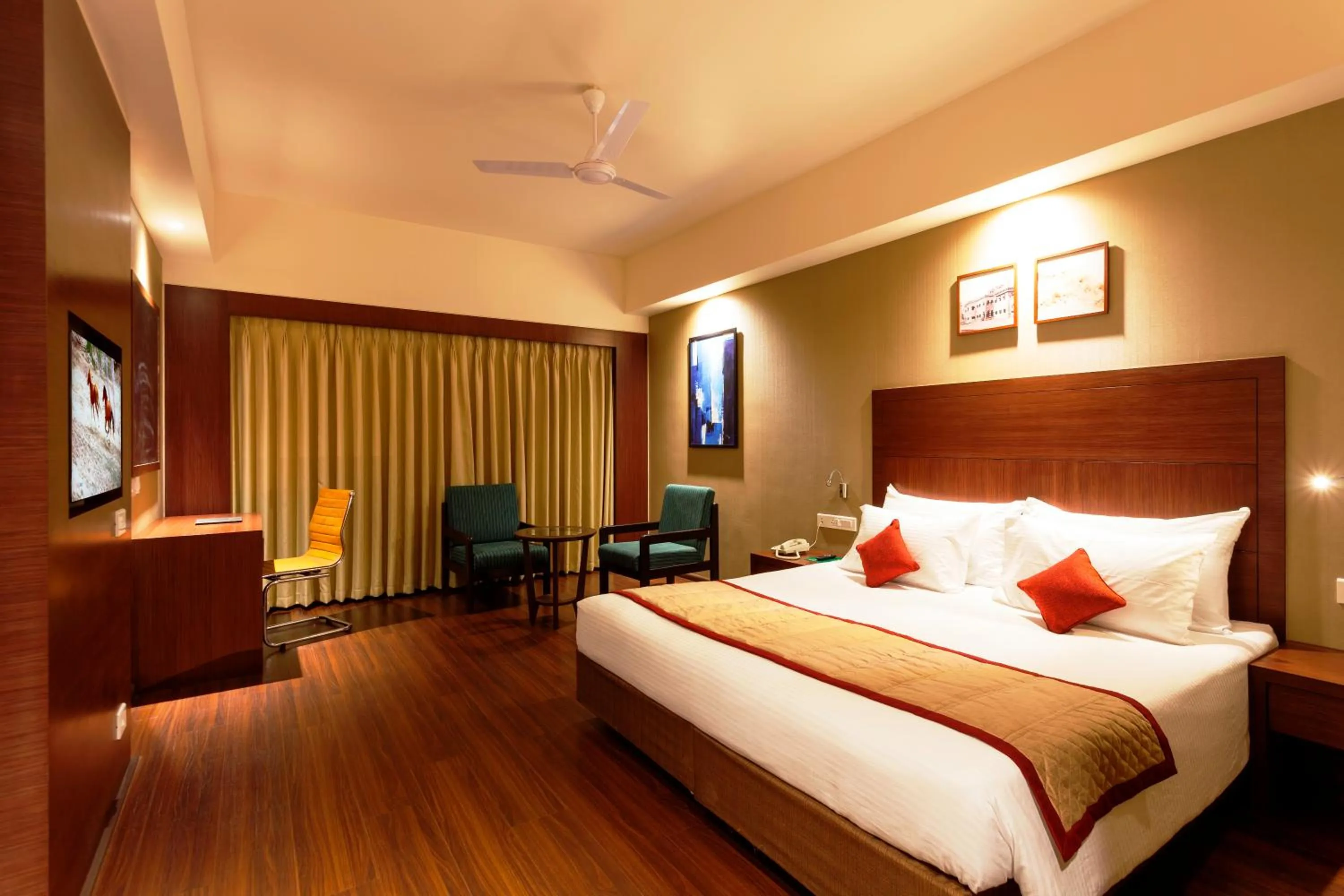 Bedroom, Bed in Ramee Panchshil