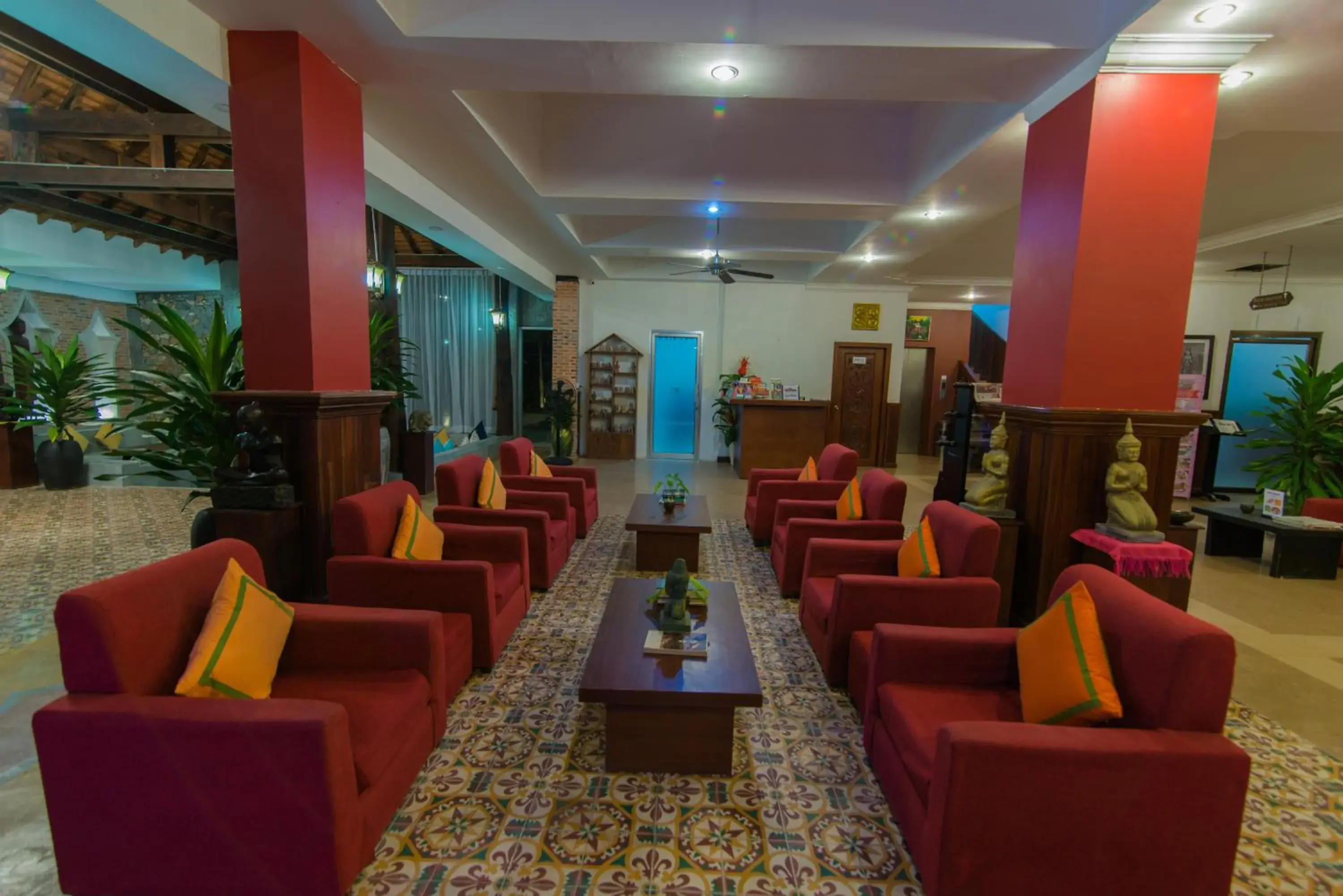 Lobby or reception, Lounge/Bar in Mekong Angkor Deluxe Hotel