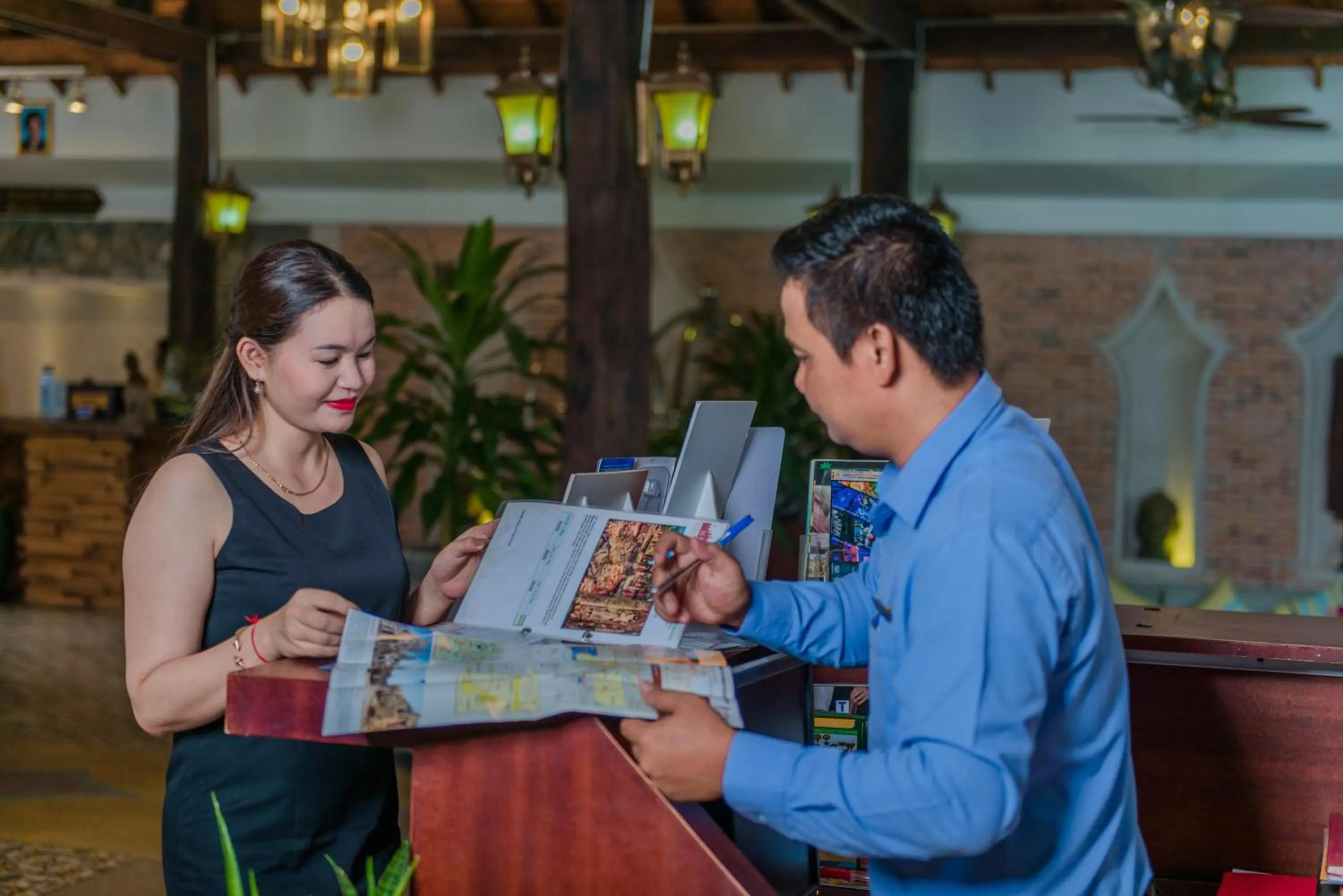 Lobby or reception in Mekong Angkor Deluxe Hotel