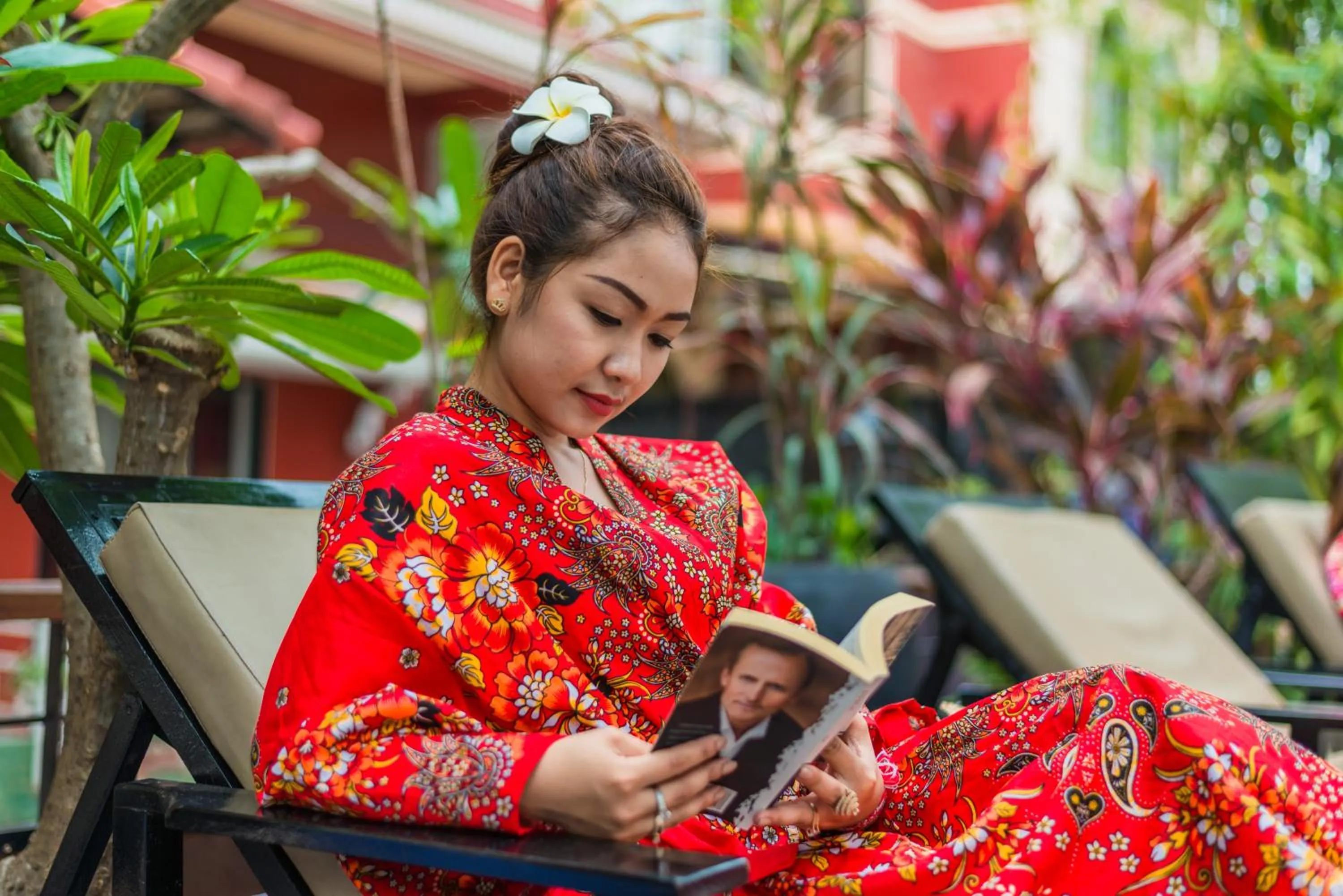 Pool view in Mekong Angkor Deluxe Hotel