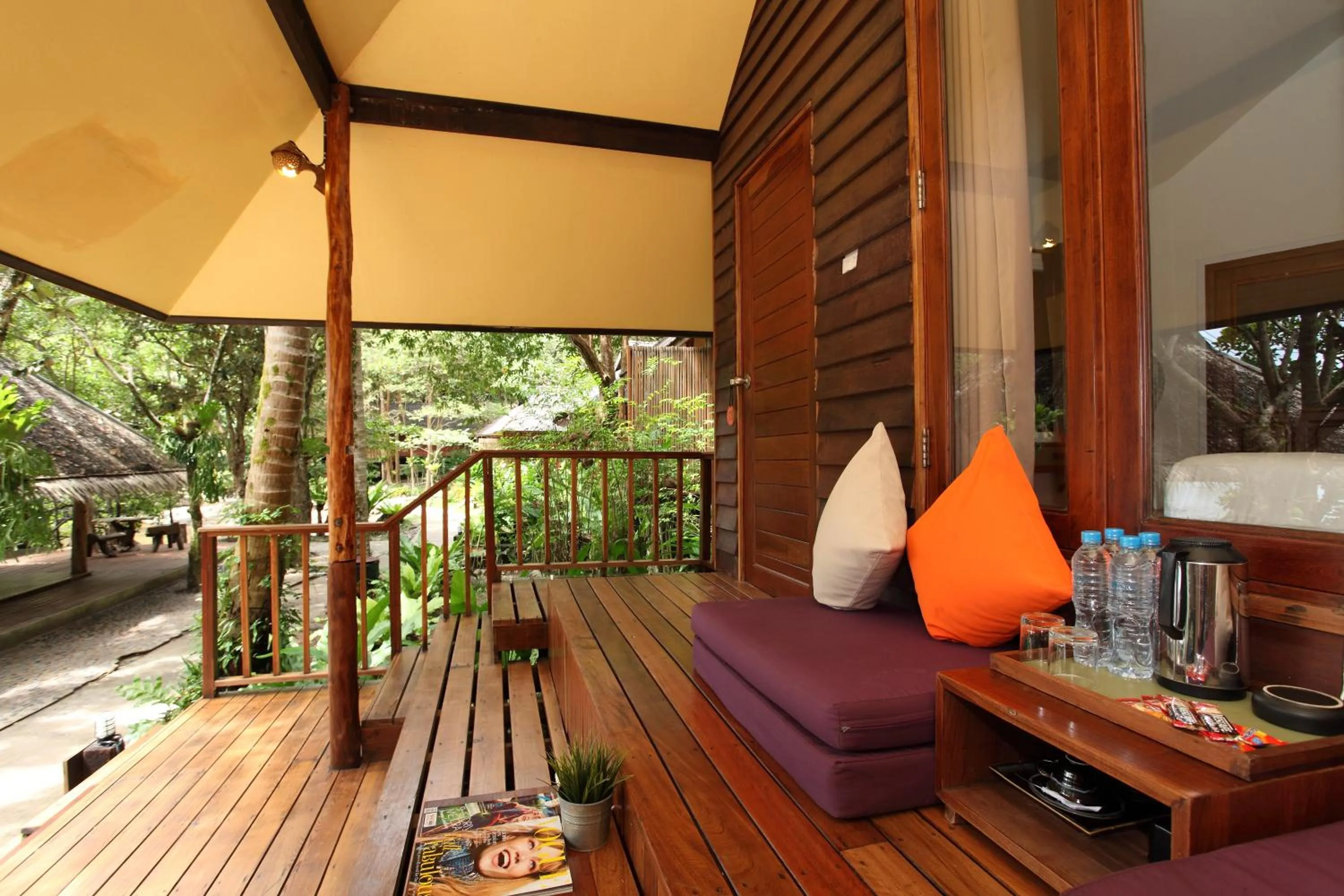 Patio in Captain Hook Resort @Koh Kood