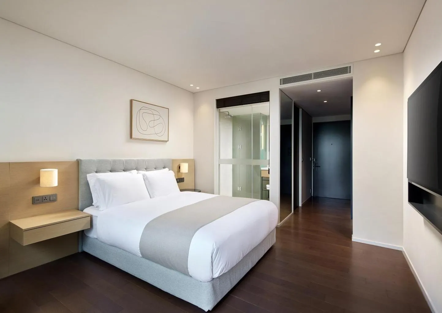 Bed in Shilla Stay Jeonju Hanok Village