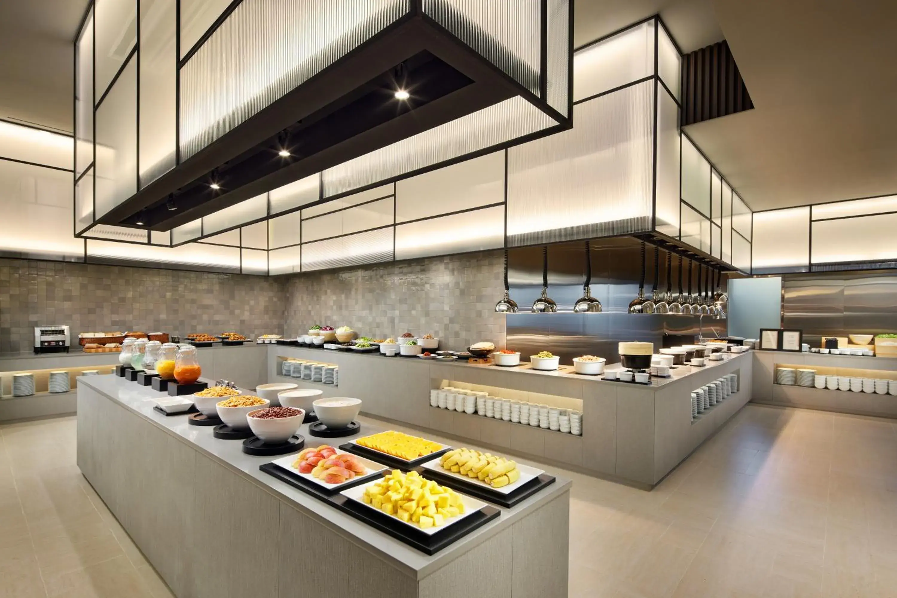 Buffet breakfast in Shilla Stay Jeonju Hanok Village Buffet breakfast in Shilla Stay Jeonju Hanok Village