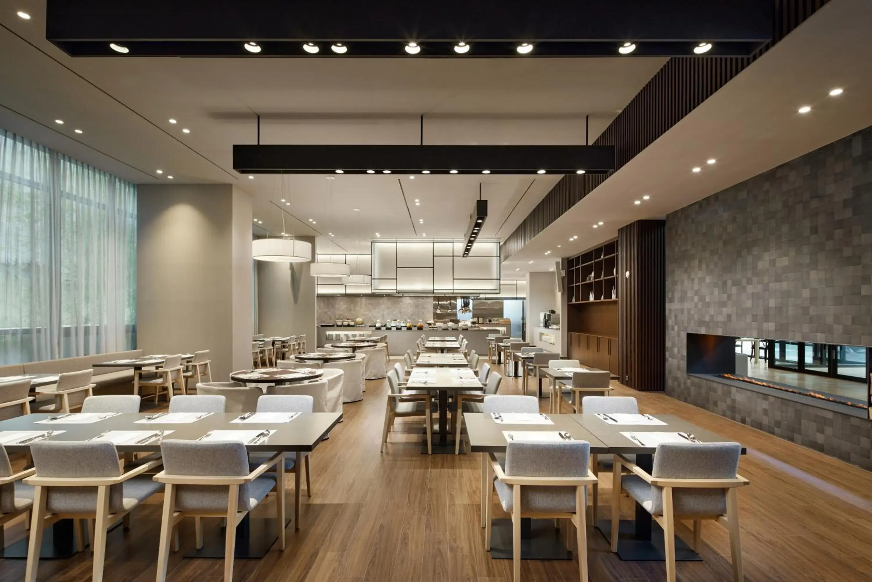 Buffet breakfast in Shilla Stay Jeonju Hanok Village Buffet breakfast in Shilla Stay Jeonju Hanok Village