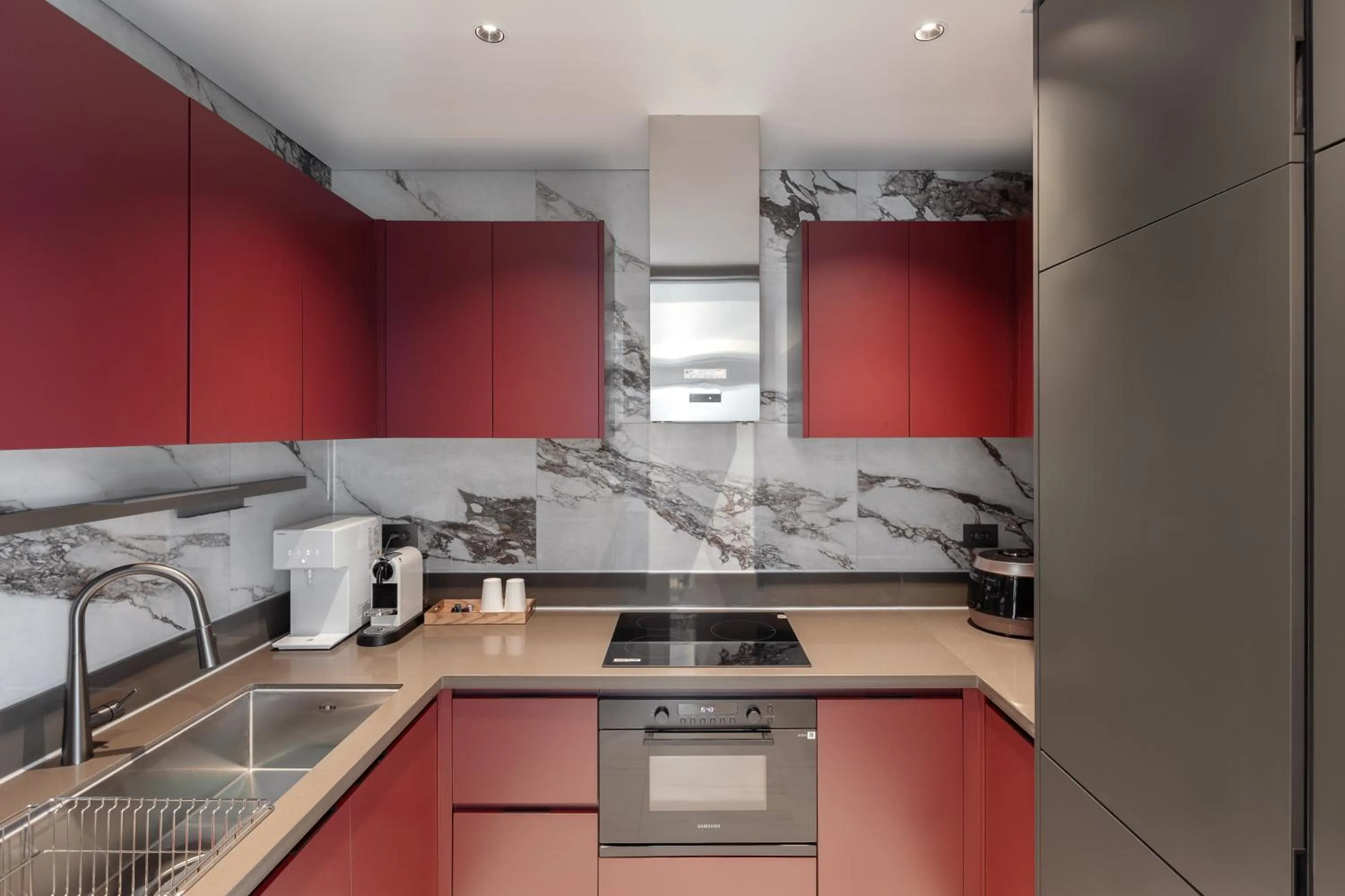 Kitchen or kitchenette in NewCZ Haeundae Residence