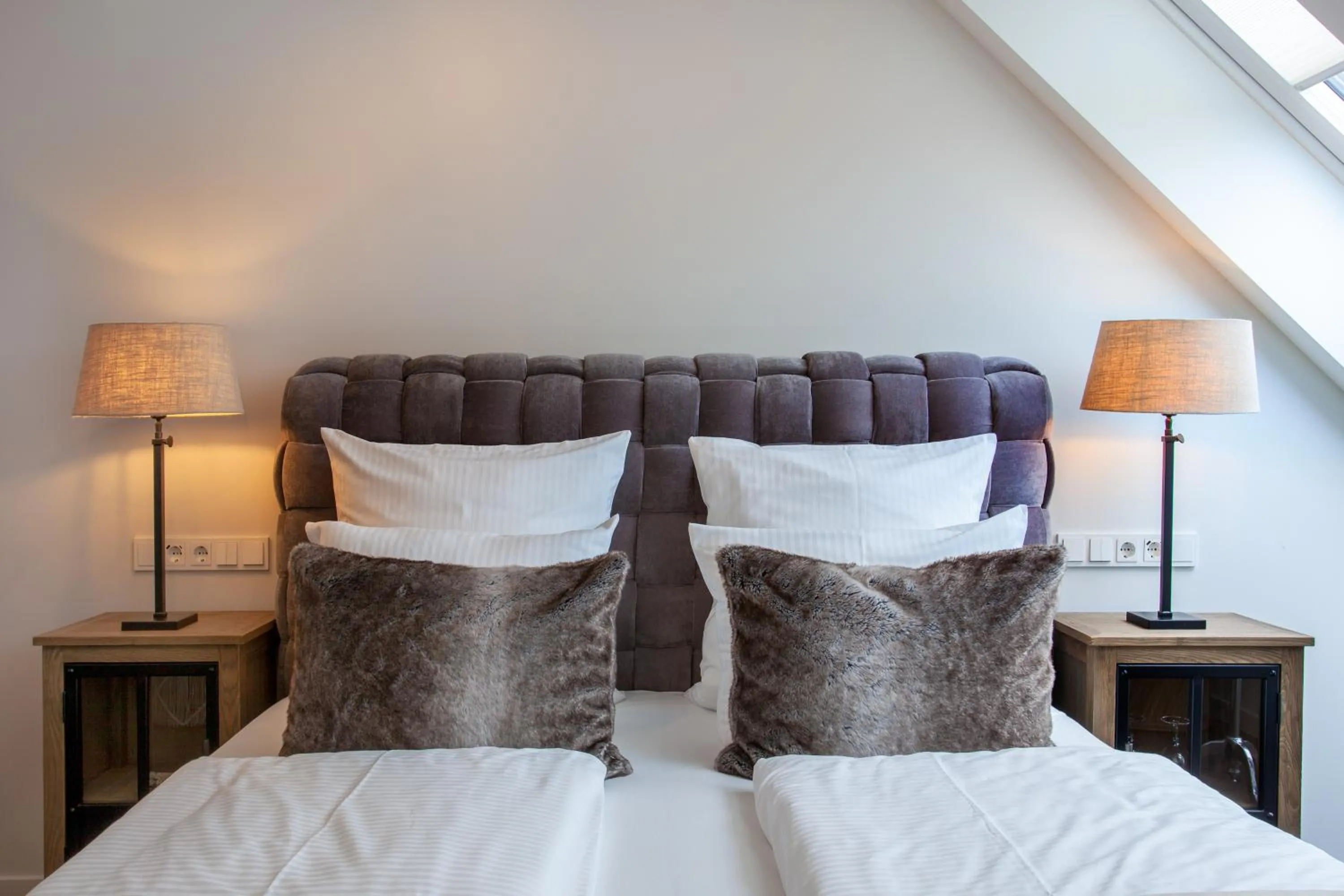 Bed in Hotel Achterum Greetsiel