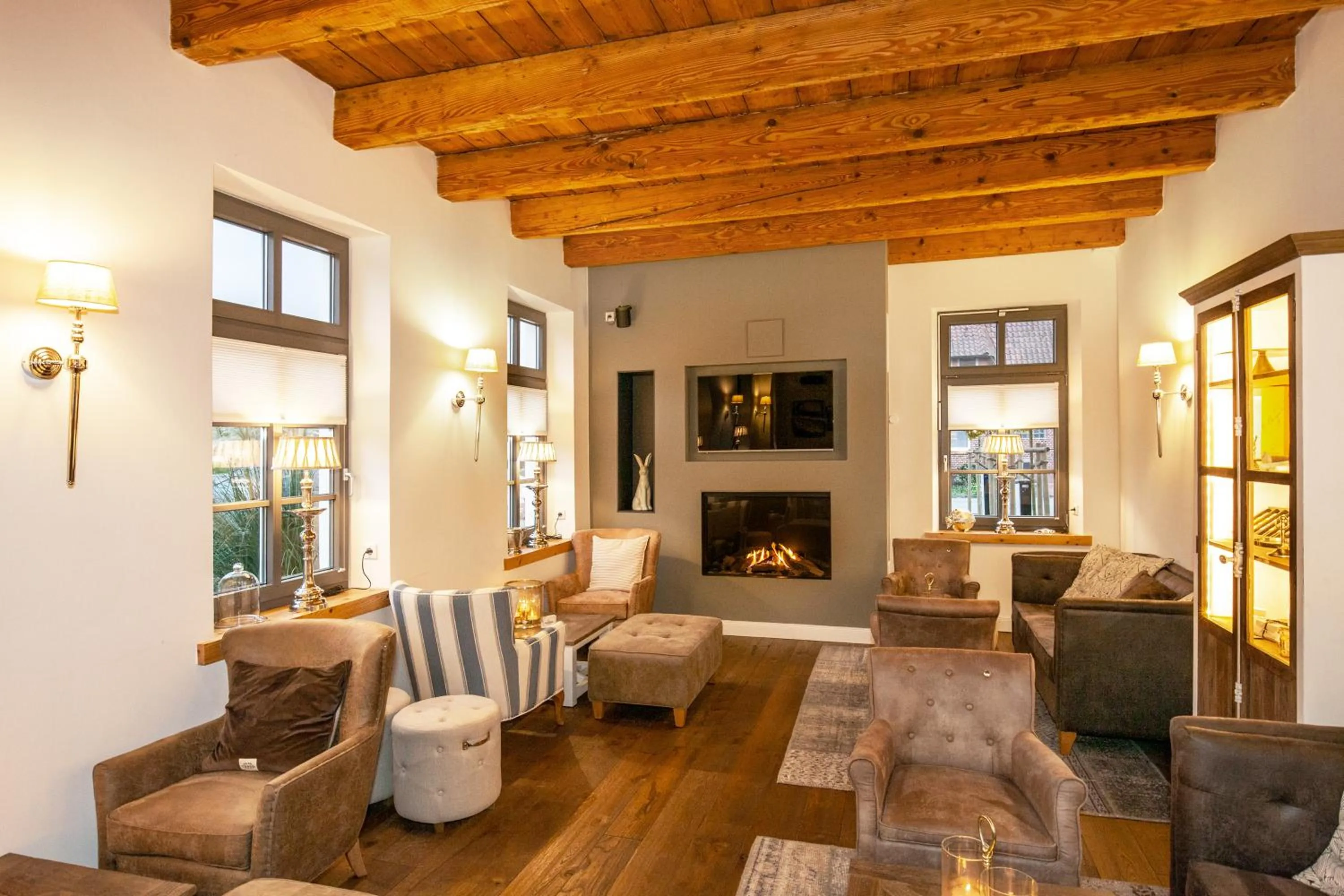 Seating area in Hotel Achterum Greetsiel