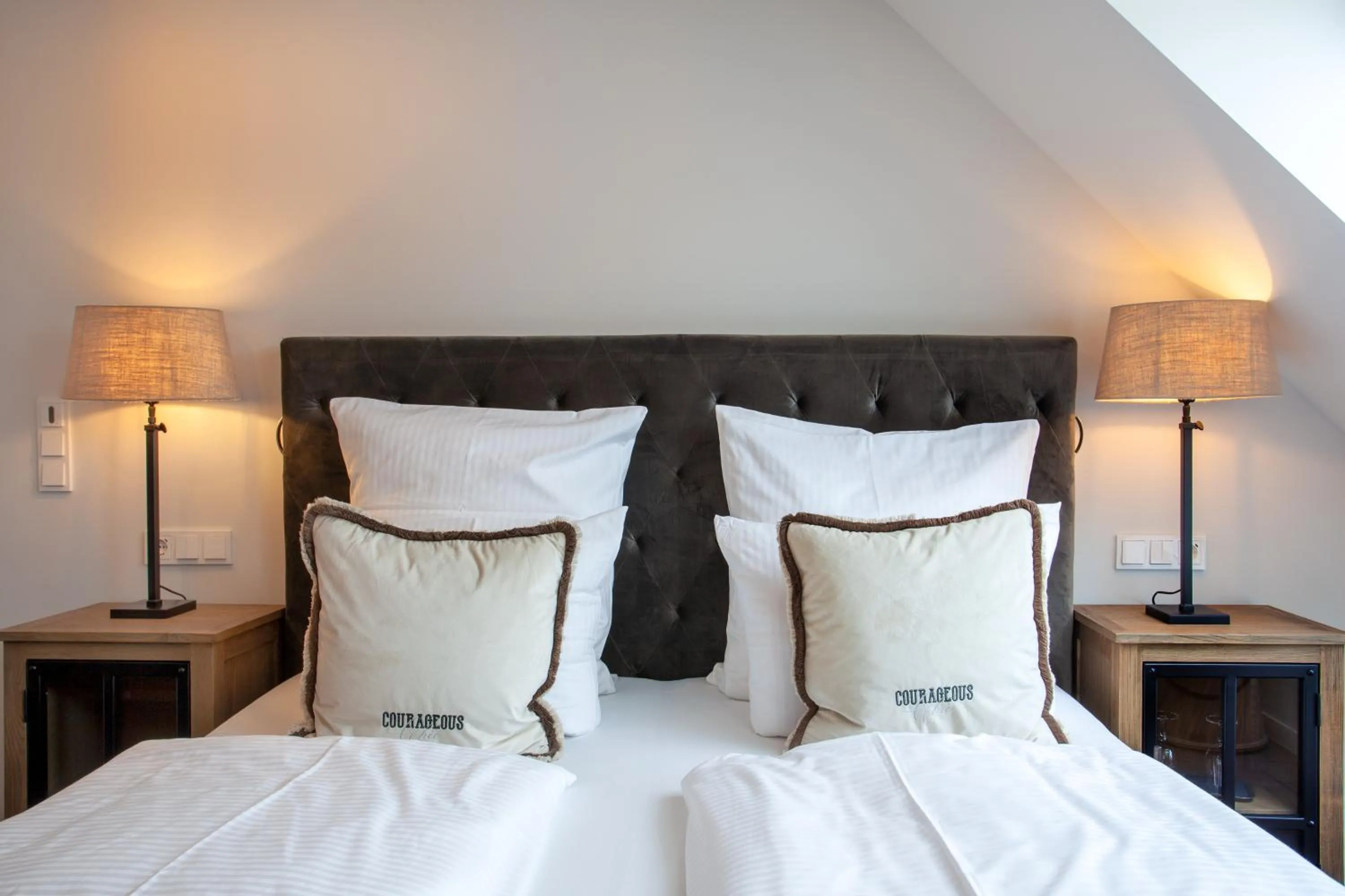 Bed in Hotel Achterum Greetsiel