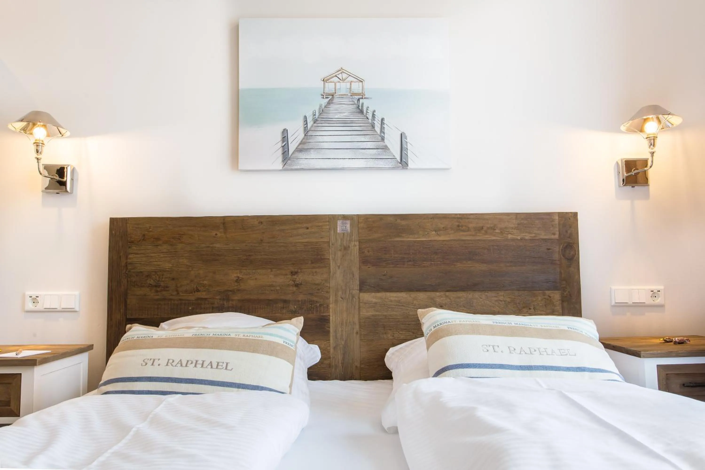 Bed in Hotel Achterum Greetsiel