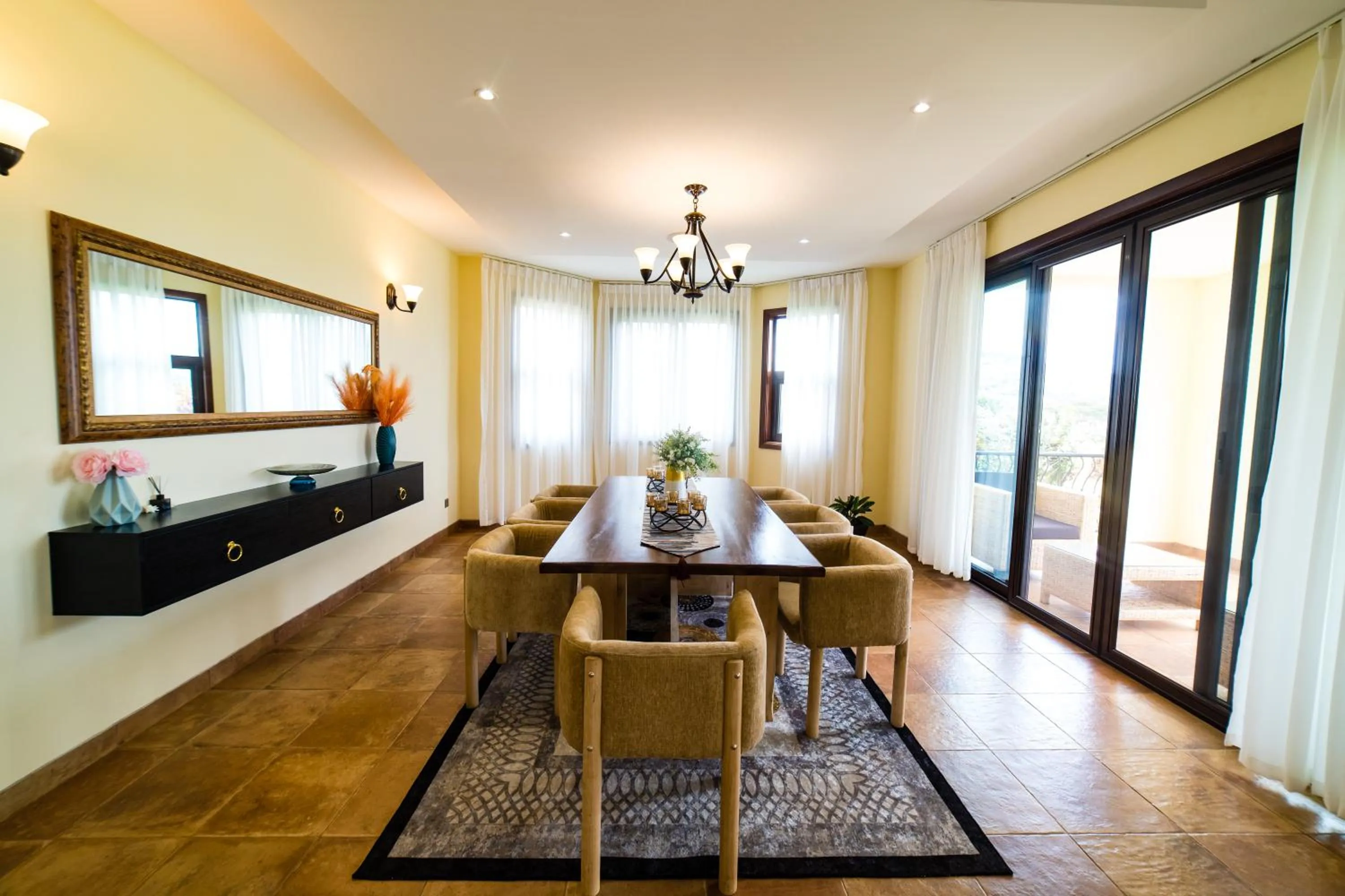 Seating area in Lake Victoria Serena Golf Resort & Spa