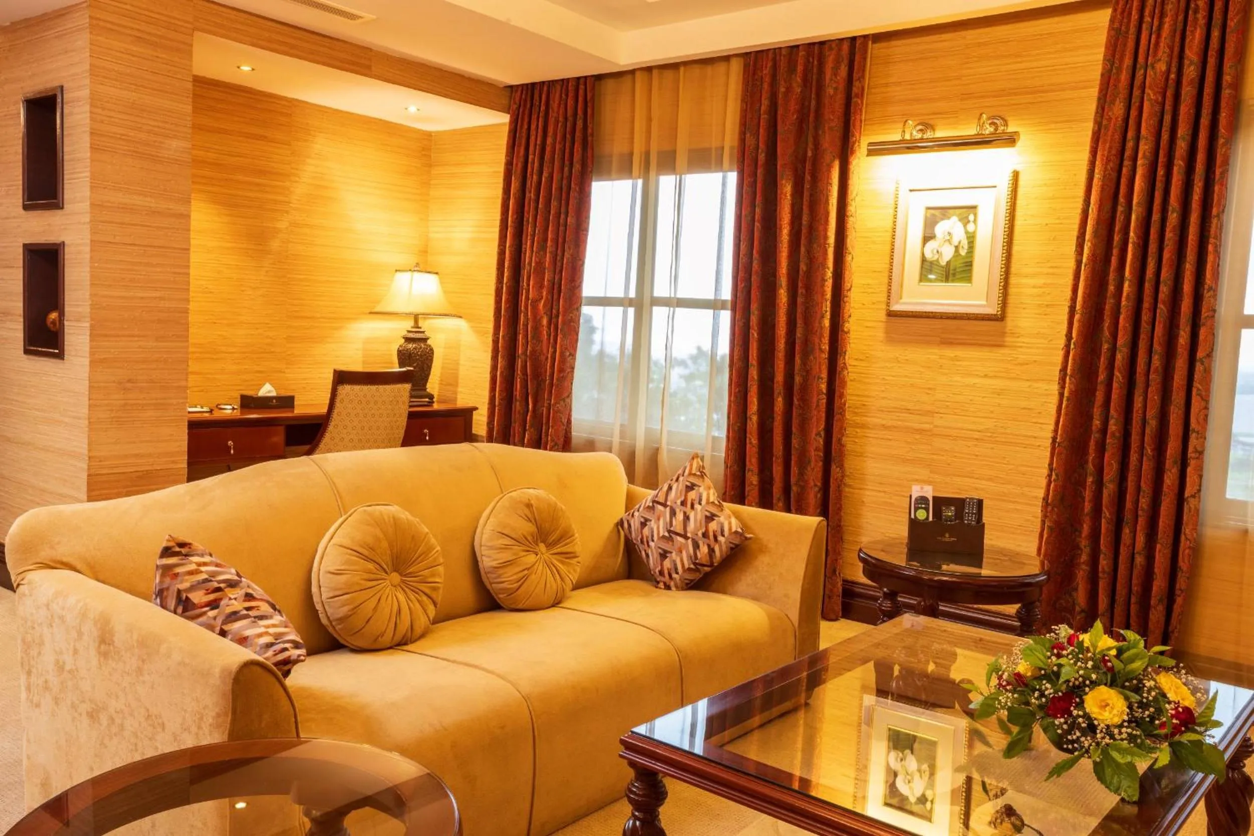 Seating area in Lake Victoria Serena Golf Resort & Spa