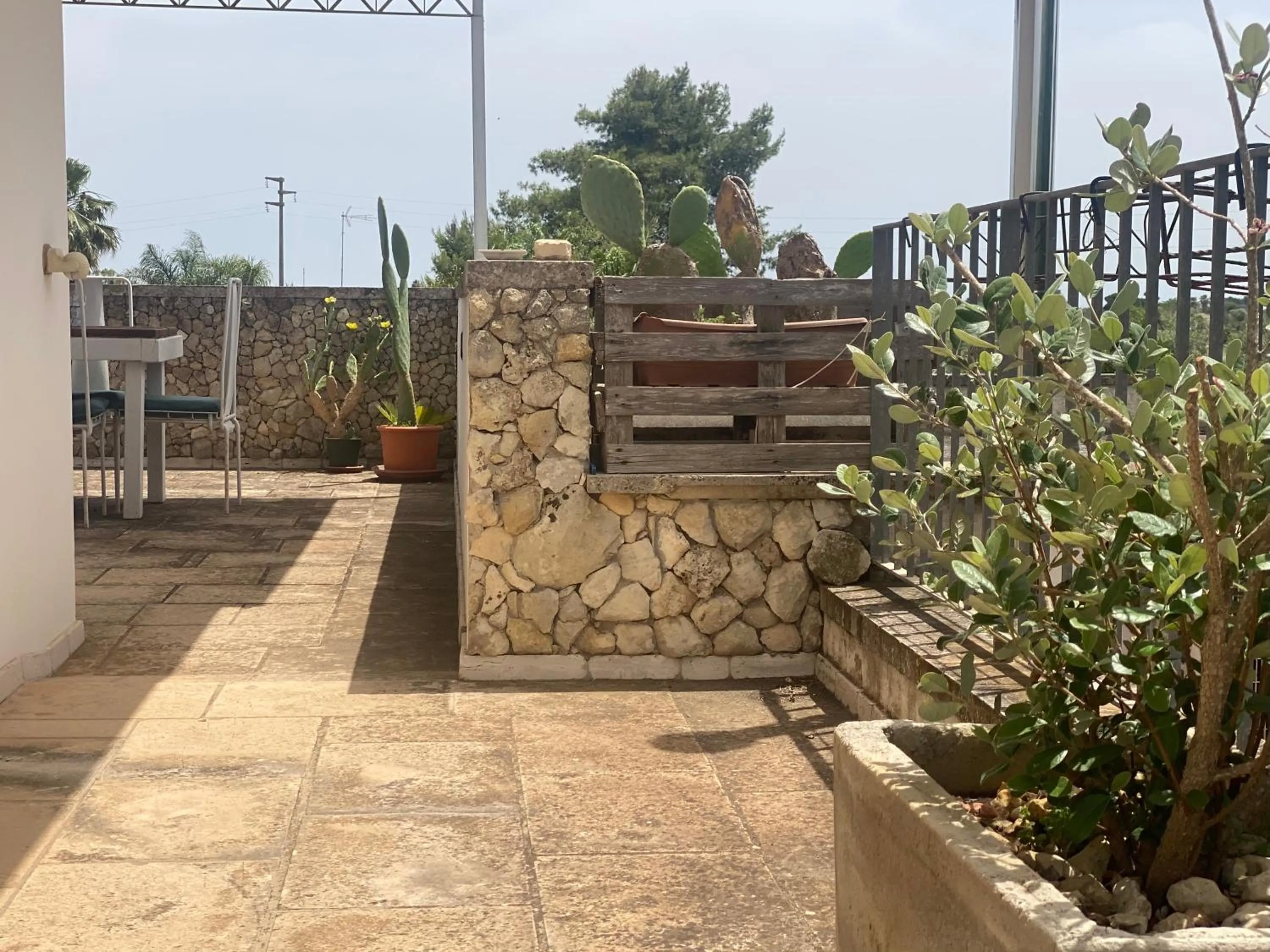 Patio in B&B Tenuta la Cornula