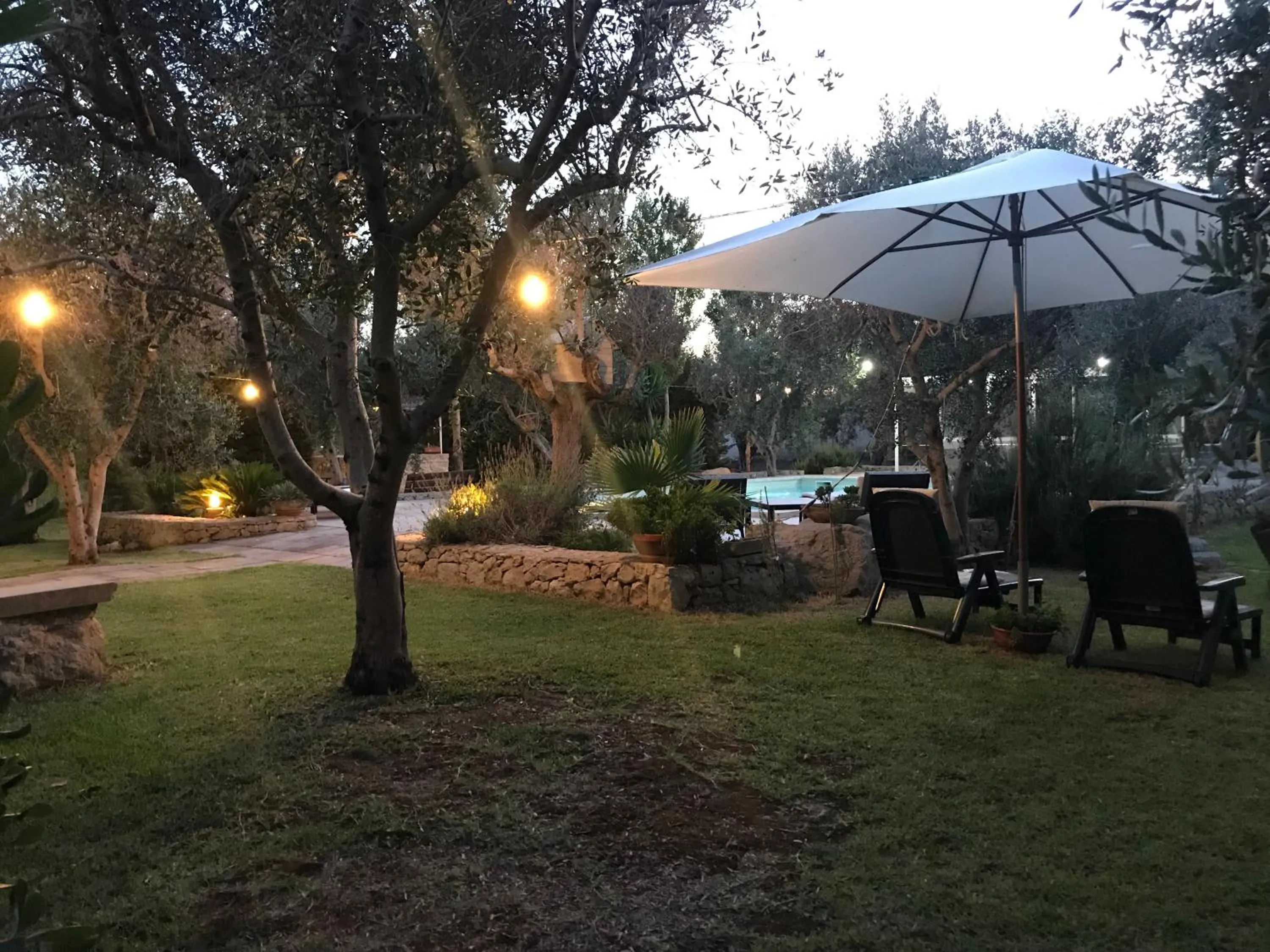 Patio in B&B Tenuta la Cornula