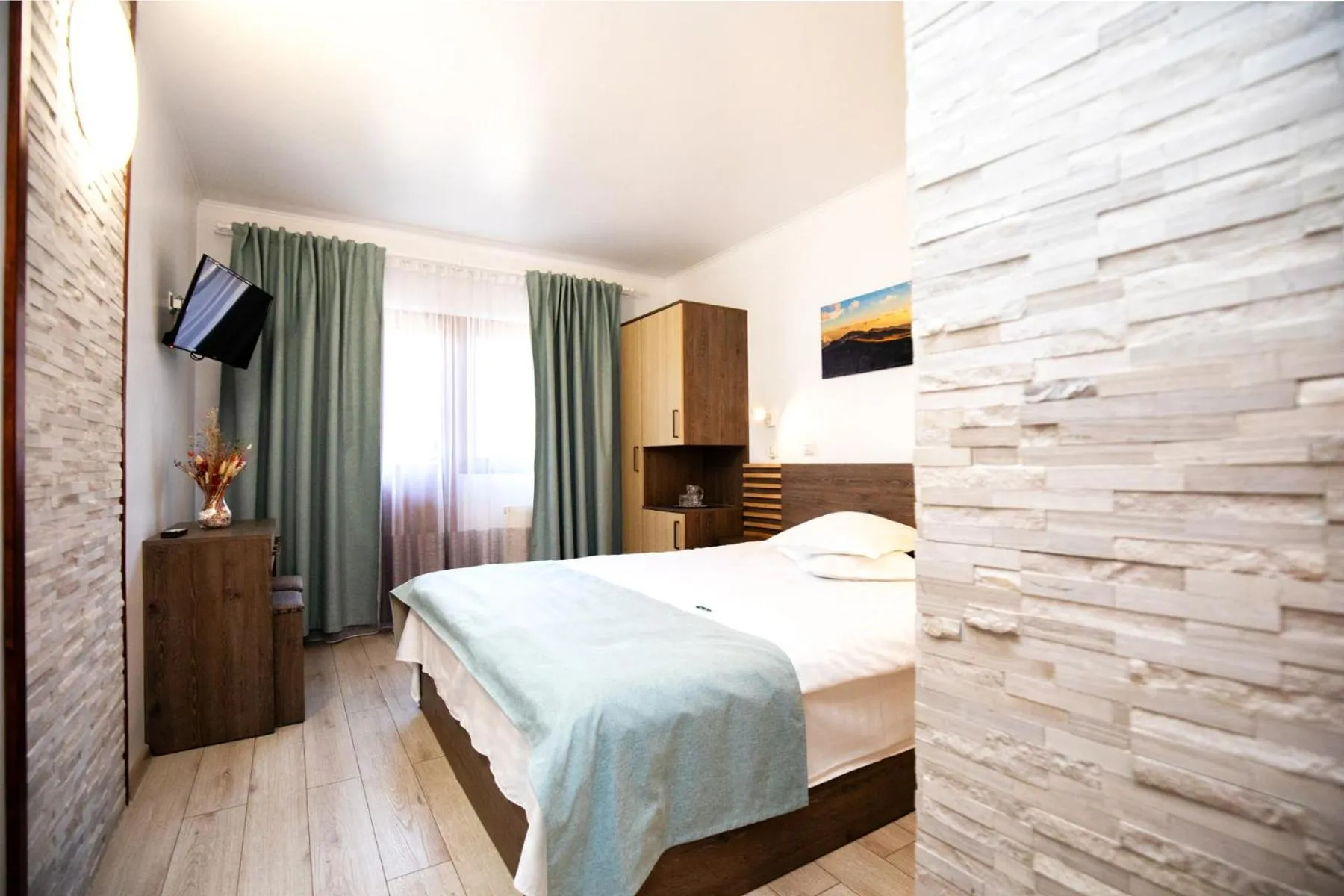 Bed in Hotel Riviera