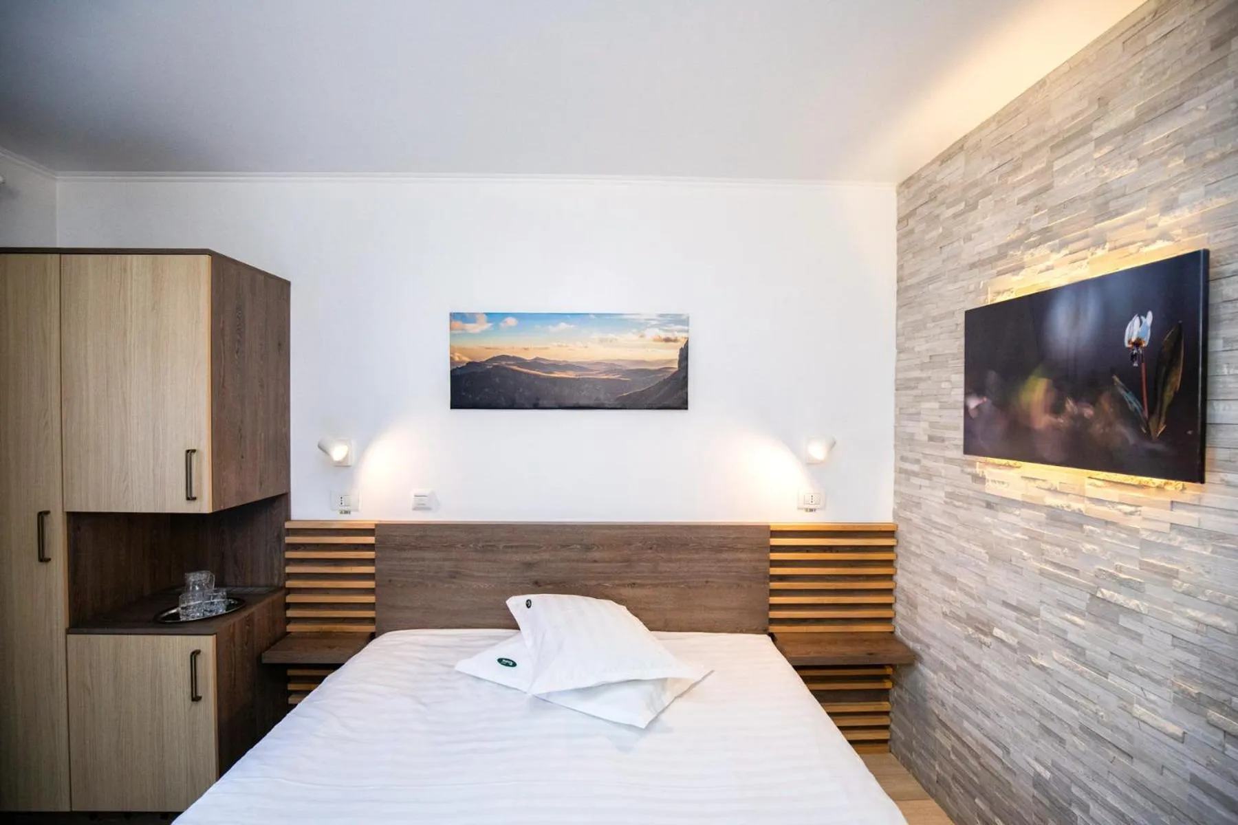 Bed in Hotel Riviera