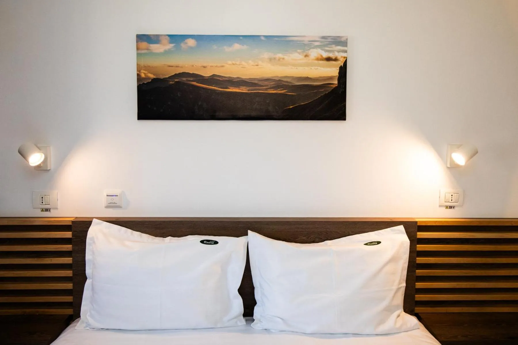 Bed in Hotel Riviera