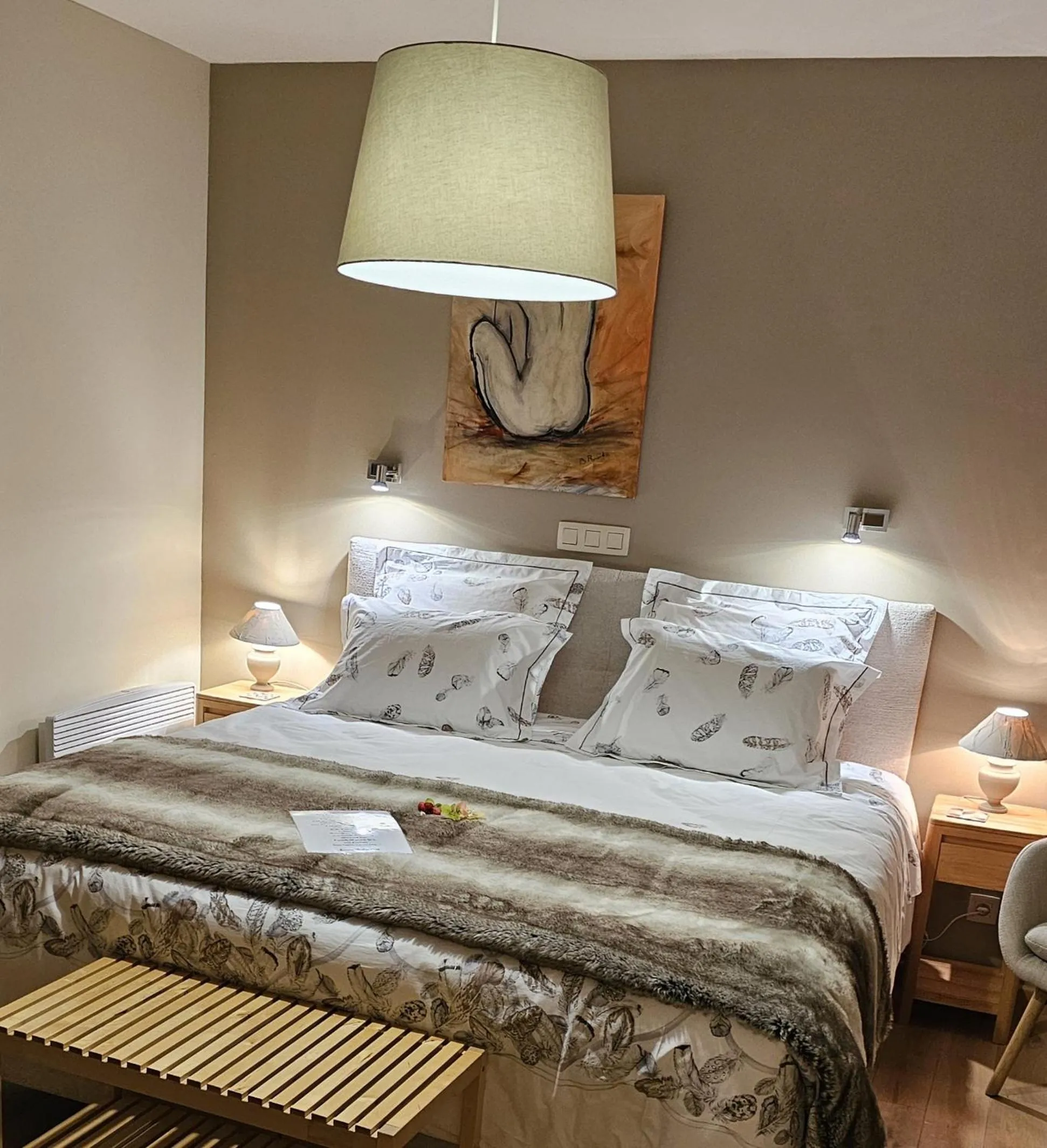 Bed in B&B La Chabetaine