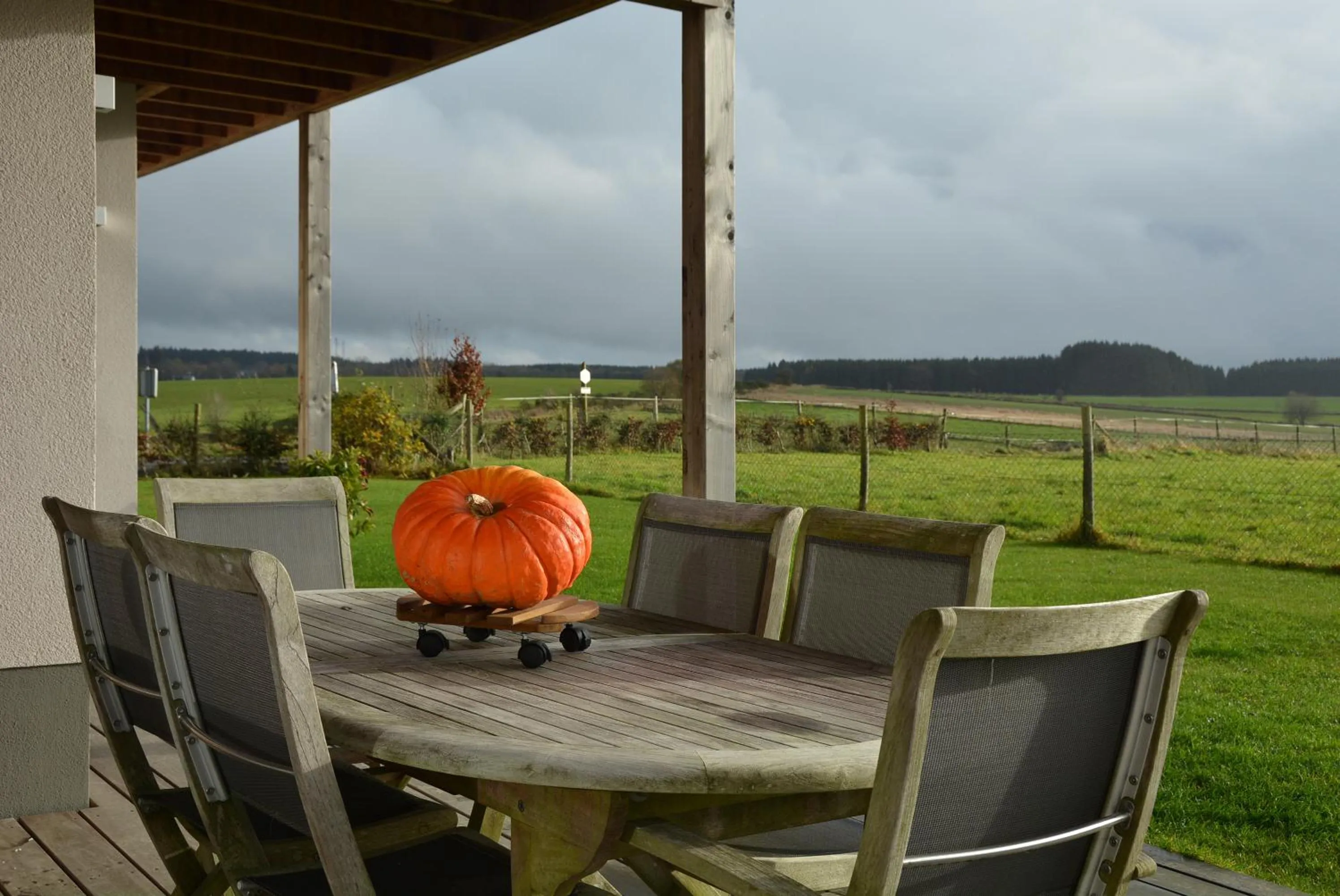 Patio in B&B La Chabetaine