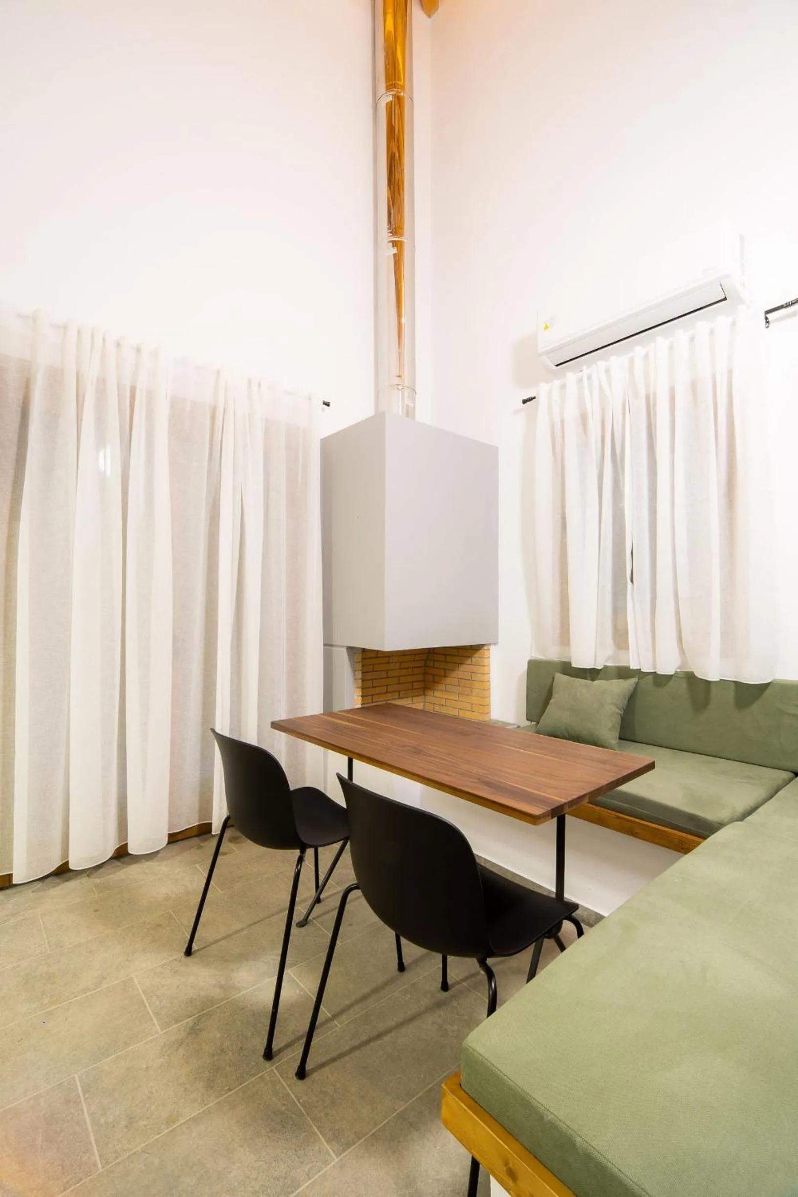 Seating area in EPOS hotel