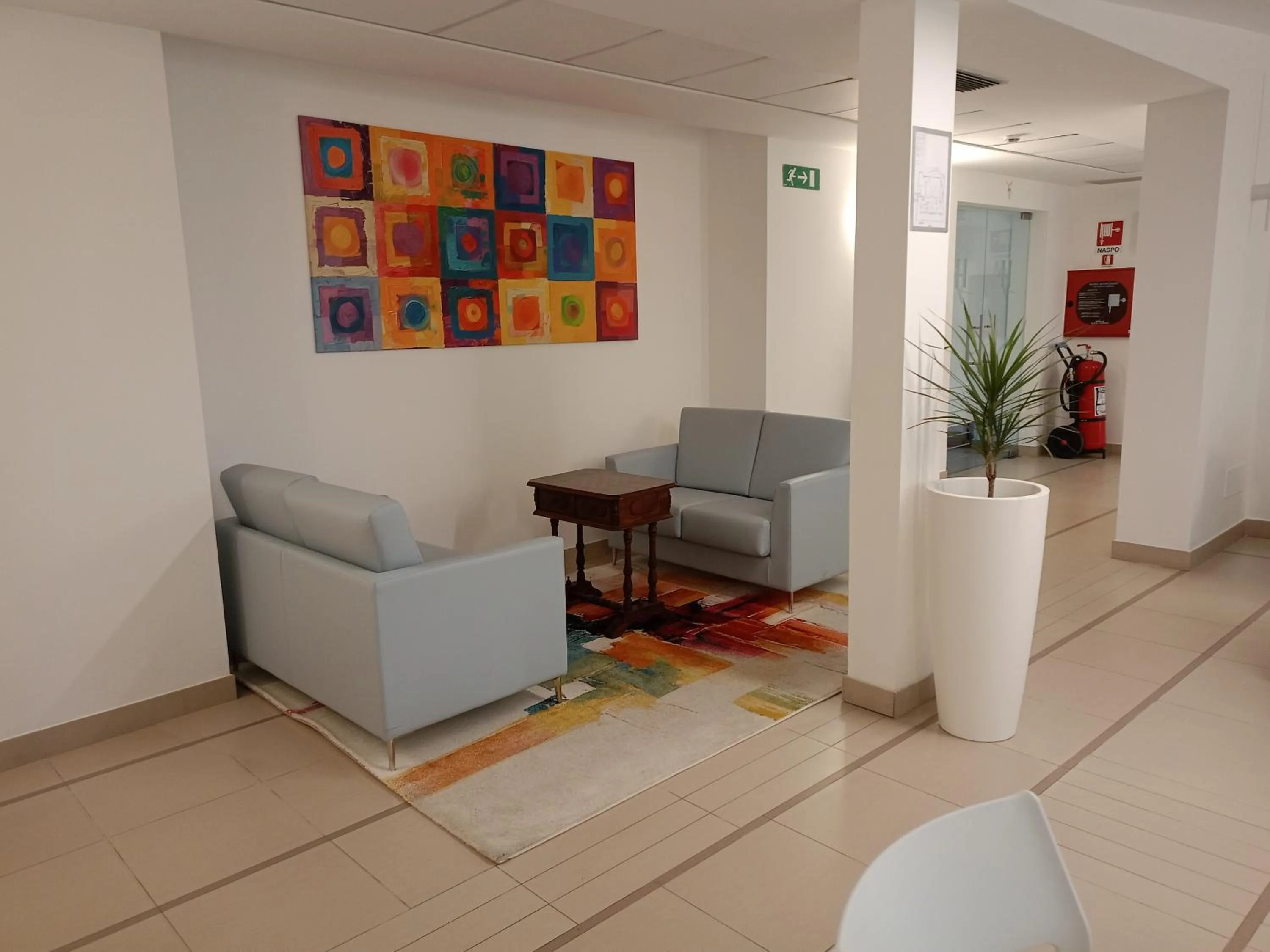 Seating area in Hotel Riviera