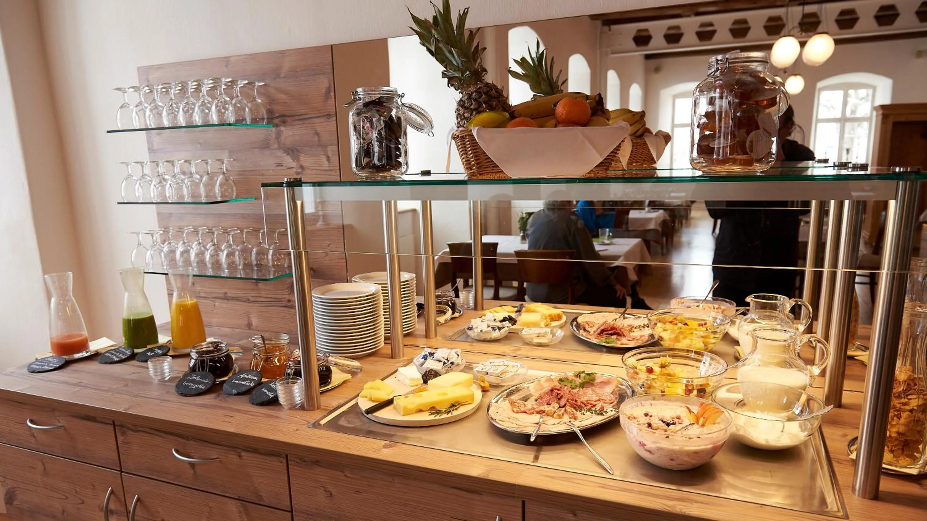 Continental breakfast in Klosterhotel Kreuz