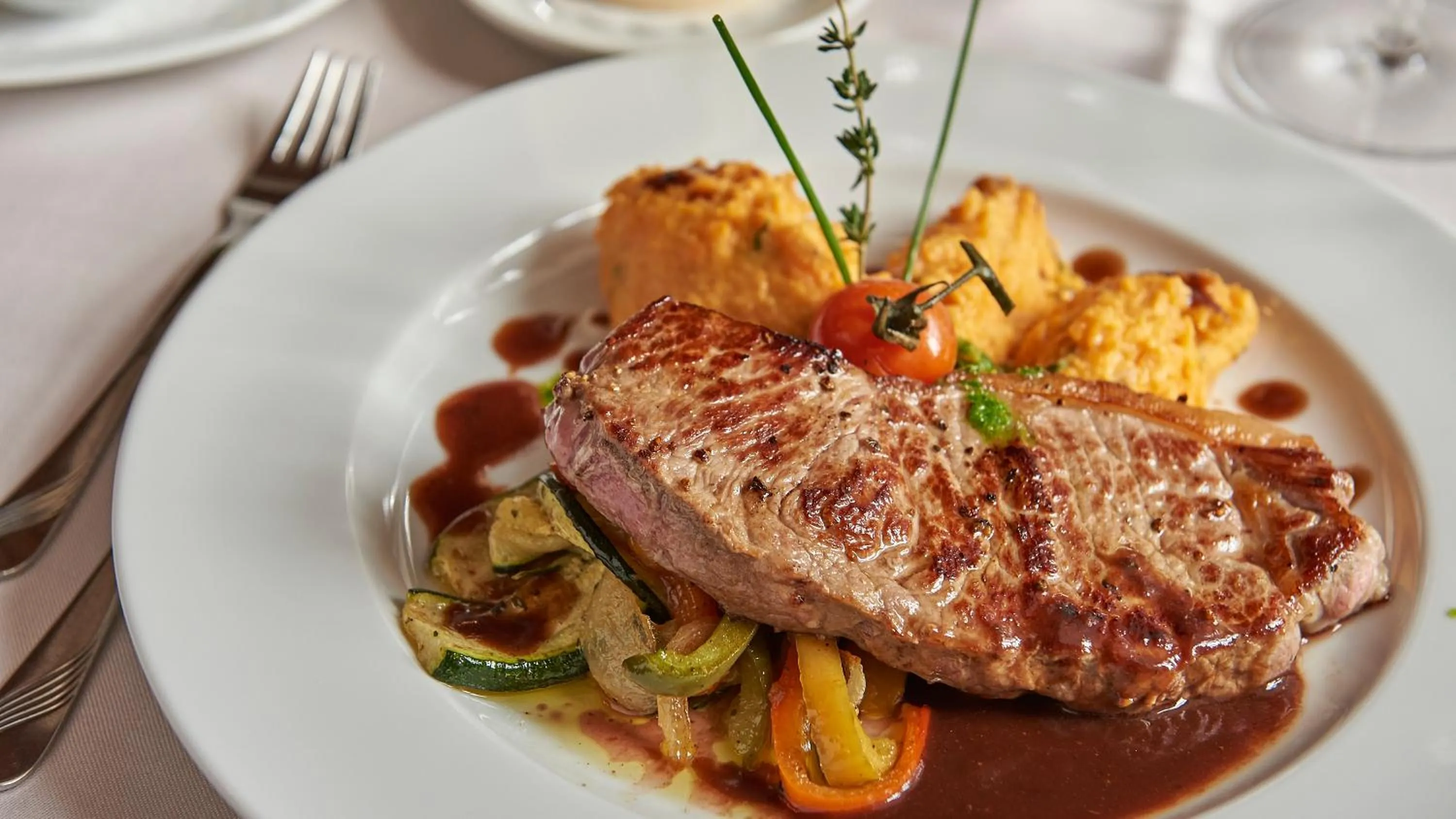 Food close-up in Klosterhotel Kreuz