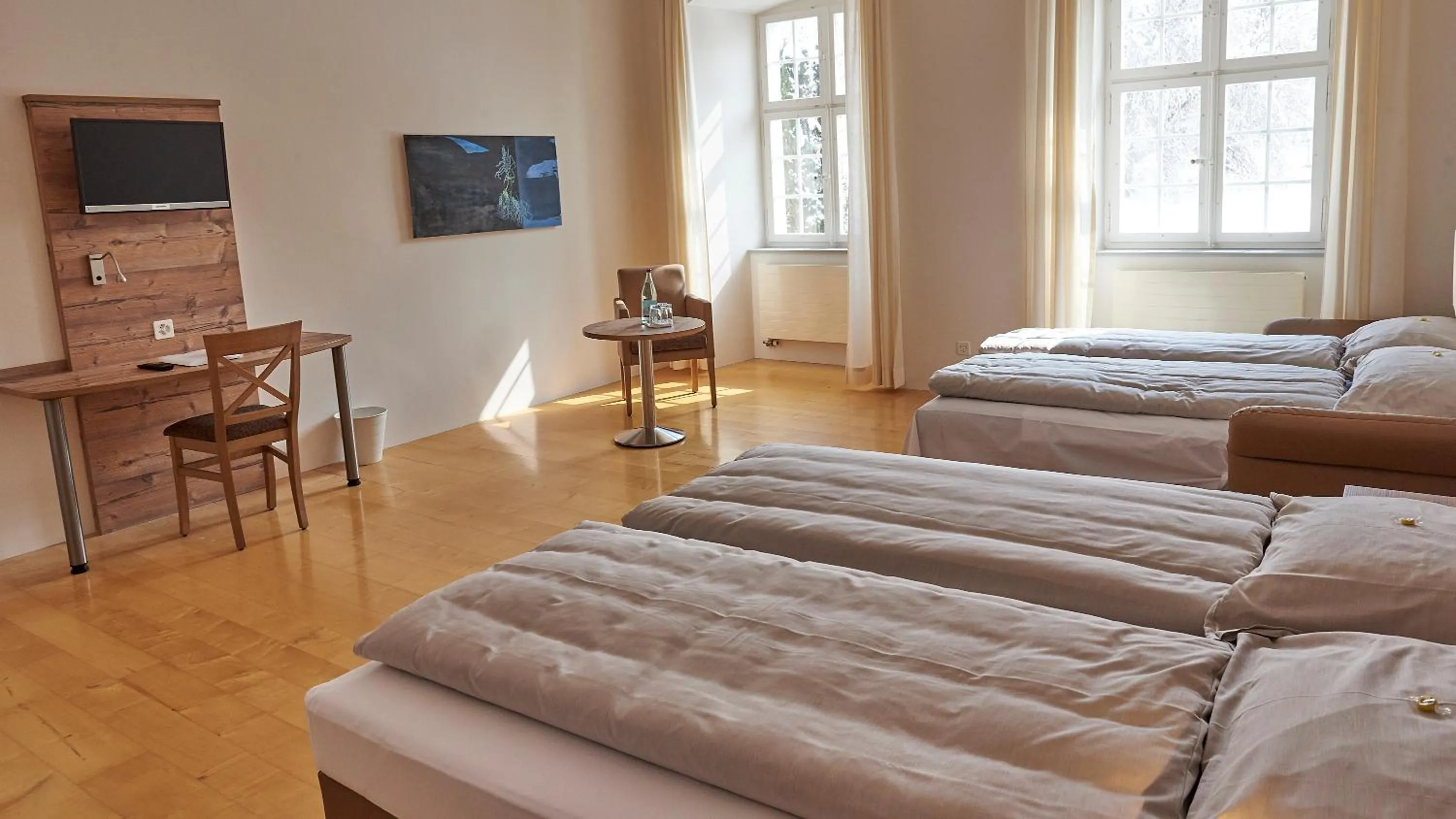 Photo of the whole room, Bed in Klosterhotel Kreuz