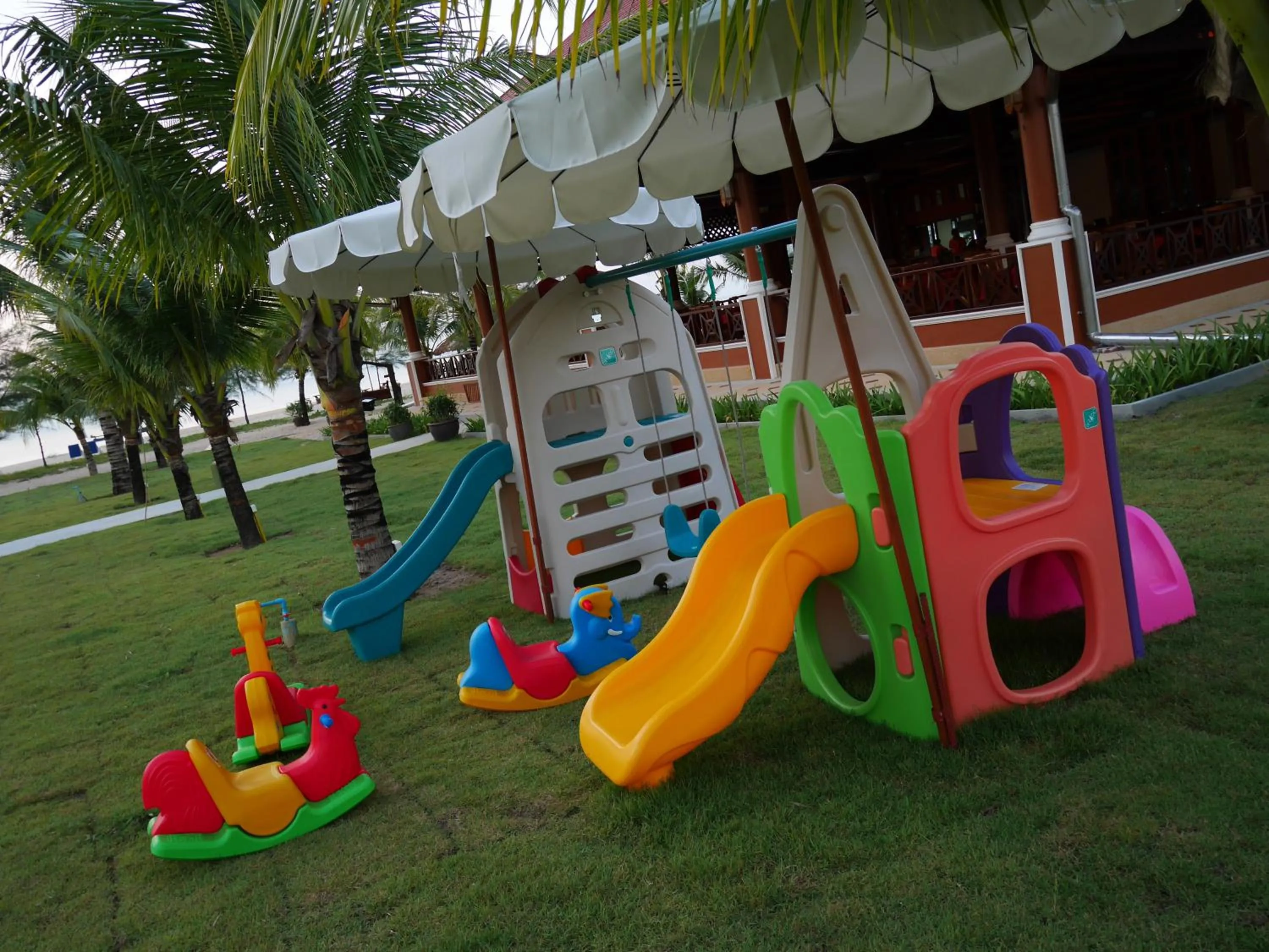 Children play ground in The Sunset Beach Resort - Koh Kho Khao