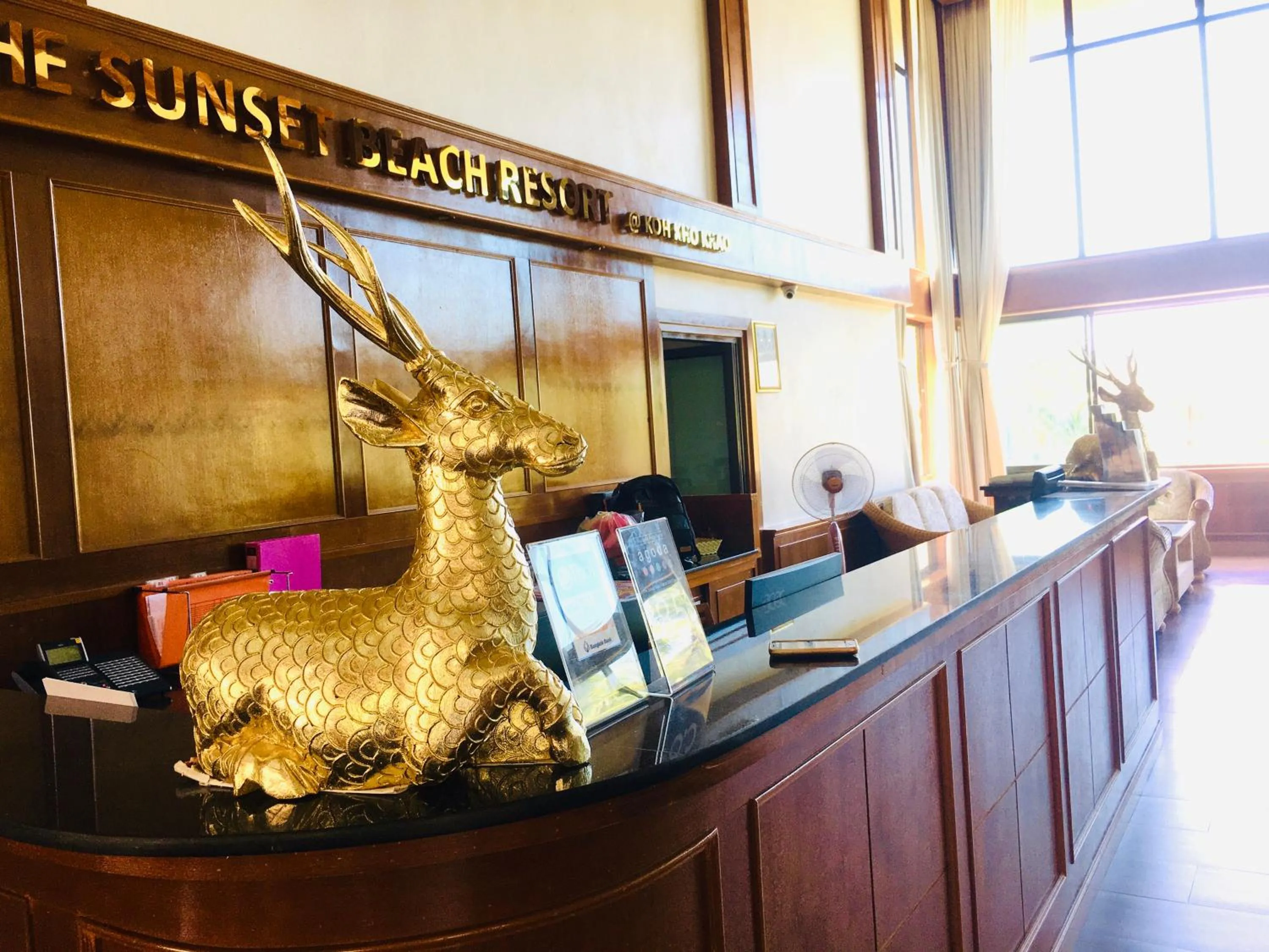 Lobby or reception in The Sunset Beach Resort - Koh Kho Khao