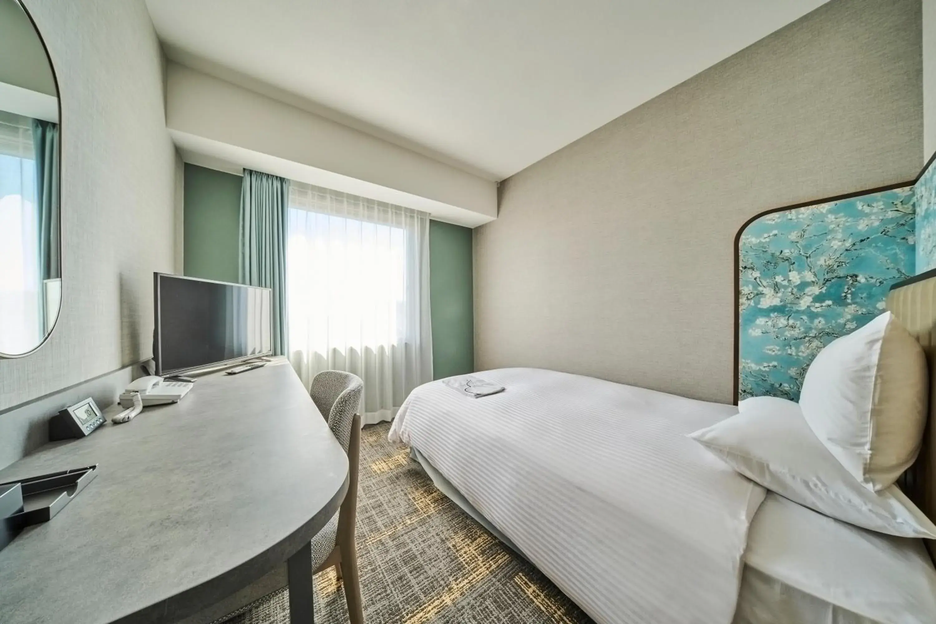 Bed in Hotel Flora Funabashi Bed in Hotel Flora Funabashi