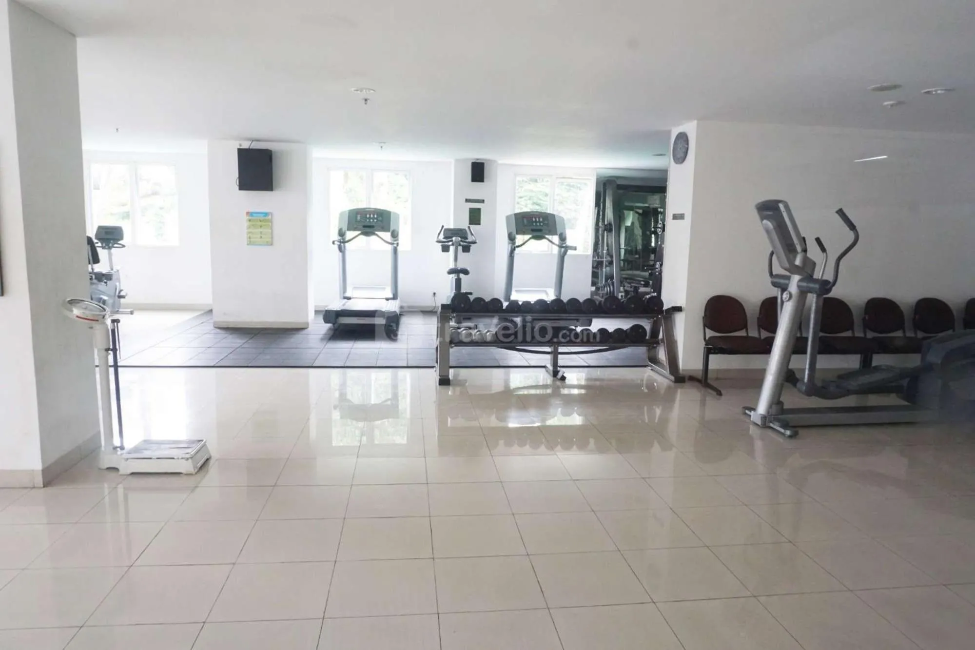 Bed in Tranquil Designed 2BR Apartment Dago Suites By Travelio