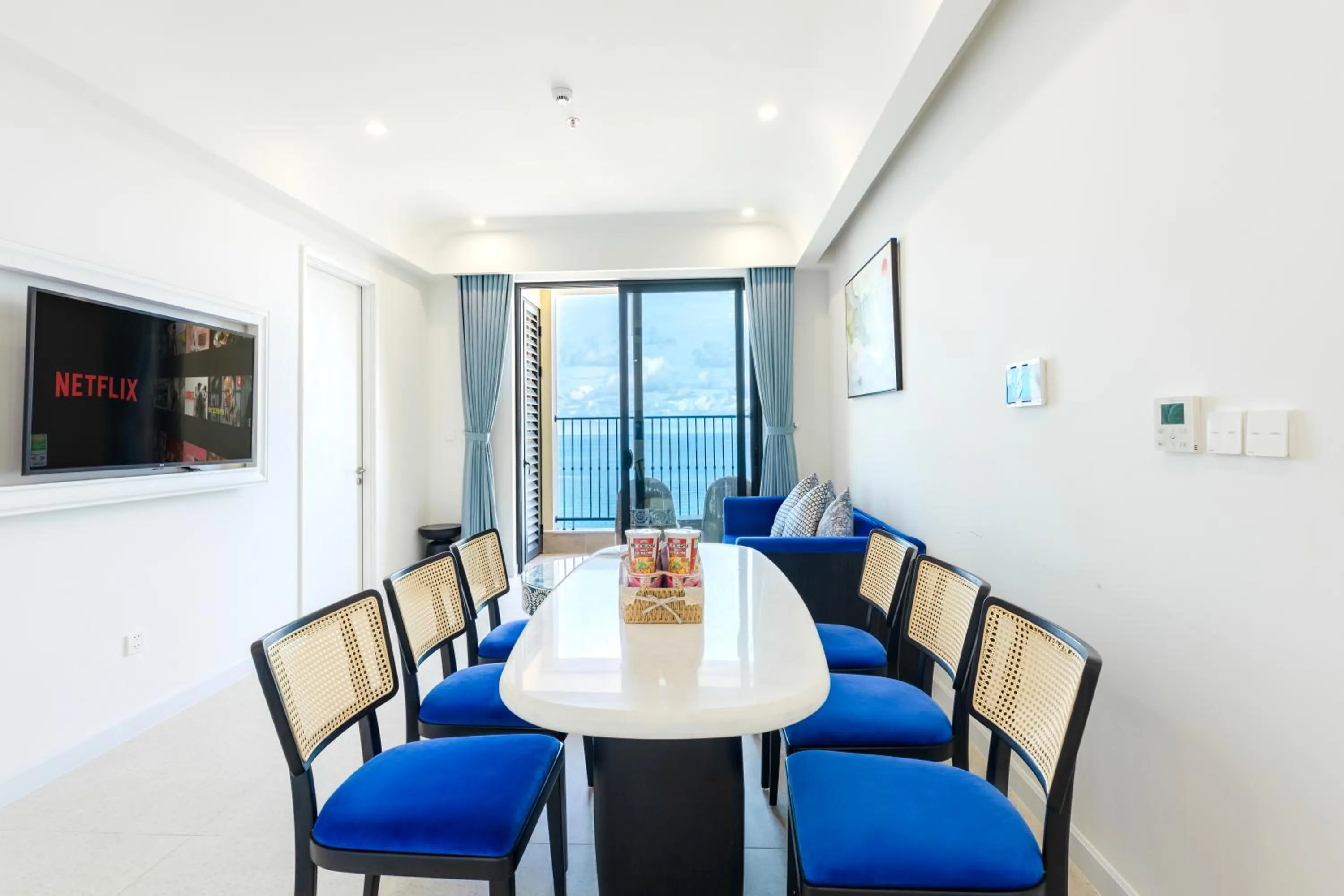 Living room in Elyday Apartment Hillside Phu Quoc - Sea & Firework view