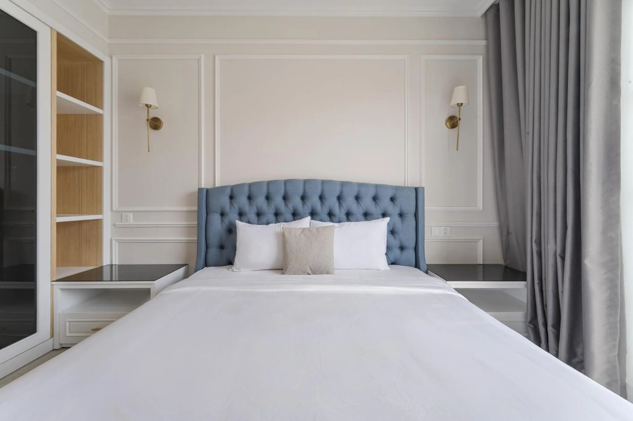 Bed in Elyday Apartment Hillside Phu Quoc - Sea & Firework view