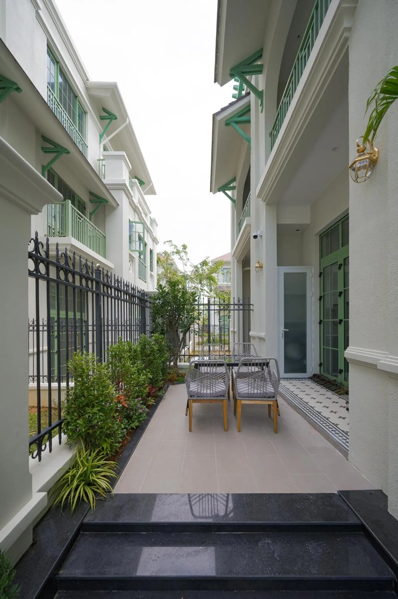 Balcony/Terrace in Elyday Apartment Hillside Phu Quoc - Sea & Firework view