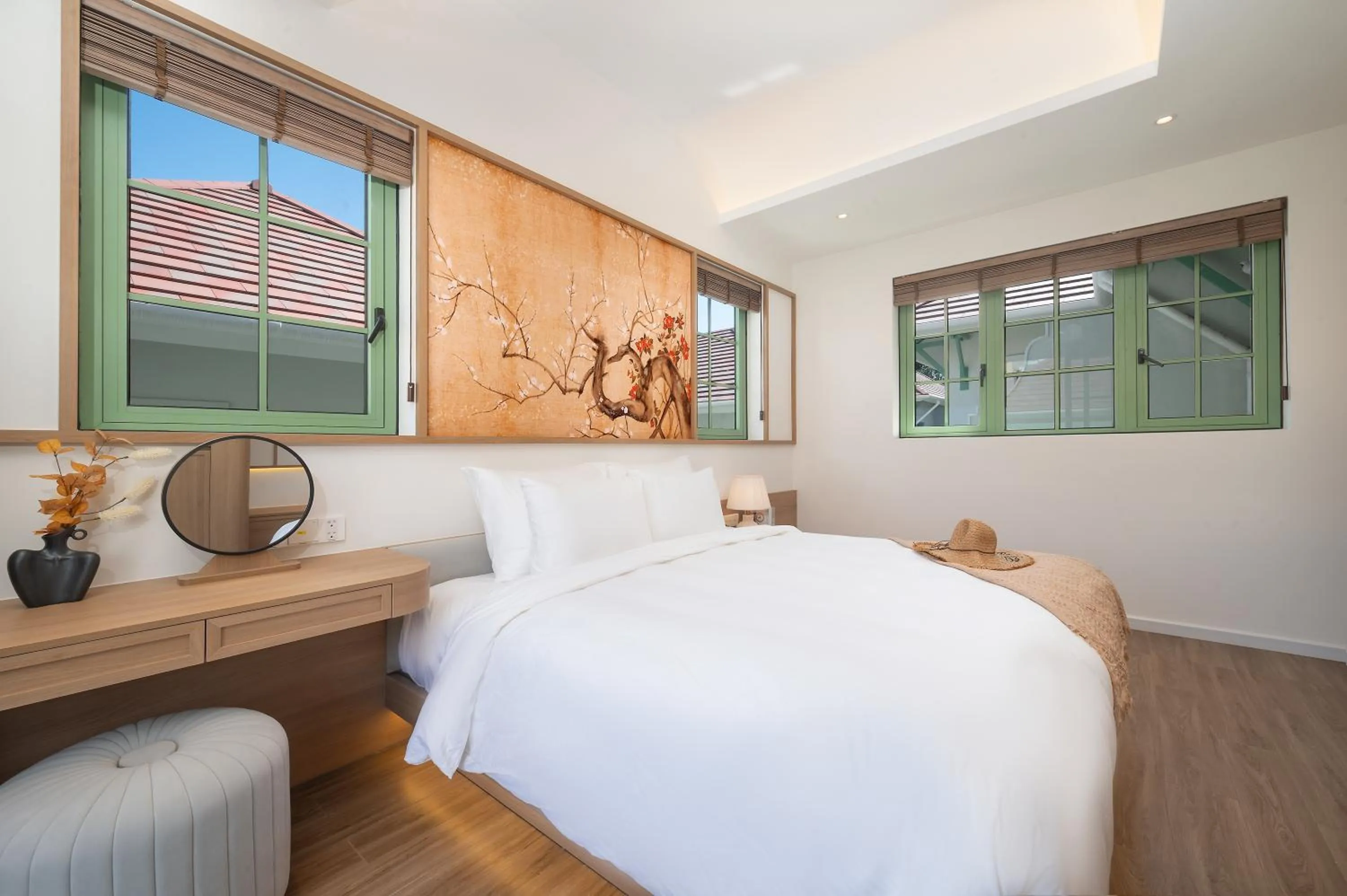 Bedroom, Bed in Elyday Apartment Hillside Phu Quoc - Sea & Firework view