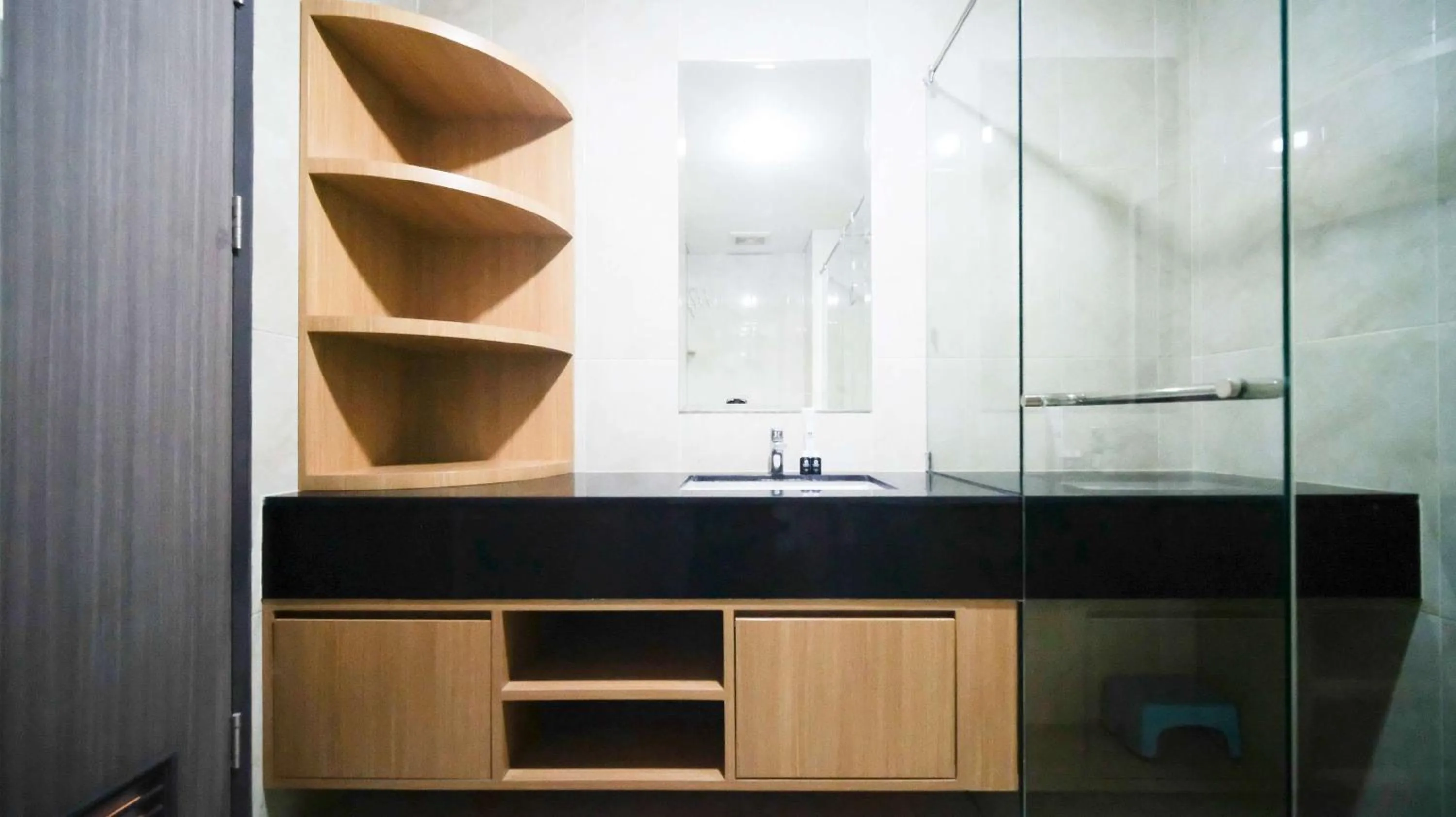 Bed in Best Location and Strategic 2BR at Praxis Apartment By Travelio