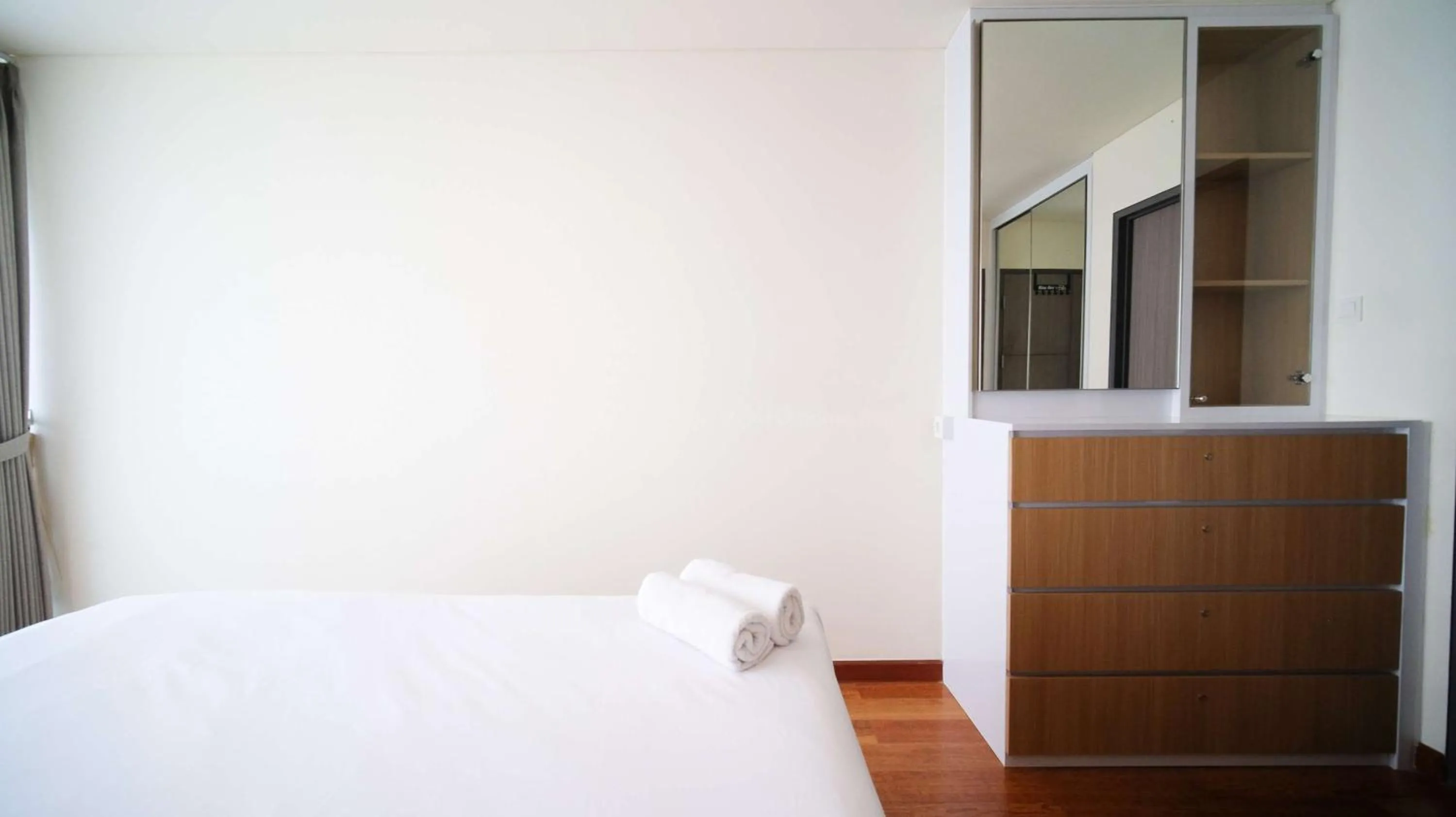 Bed in Best Location and Strategic 2BR at Praxis Apartment By Travelio
