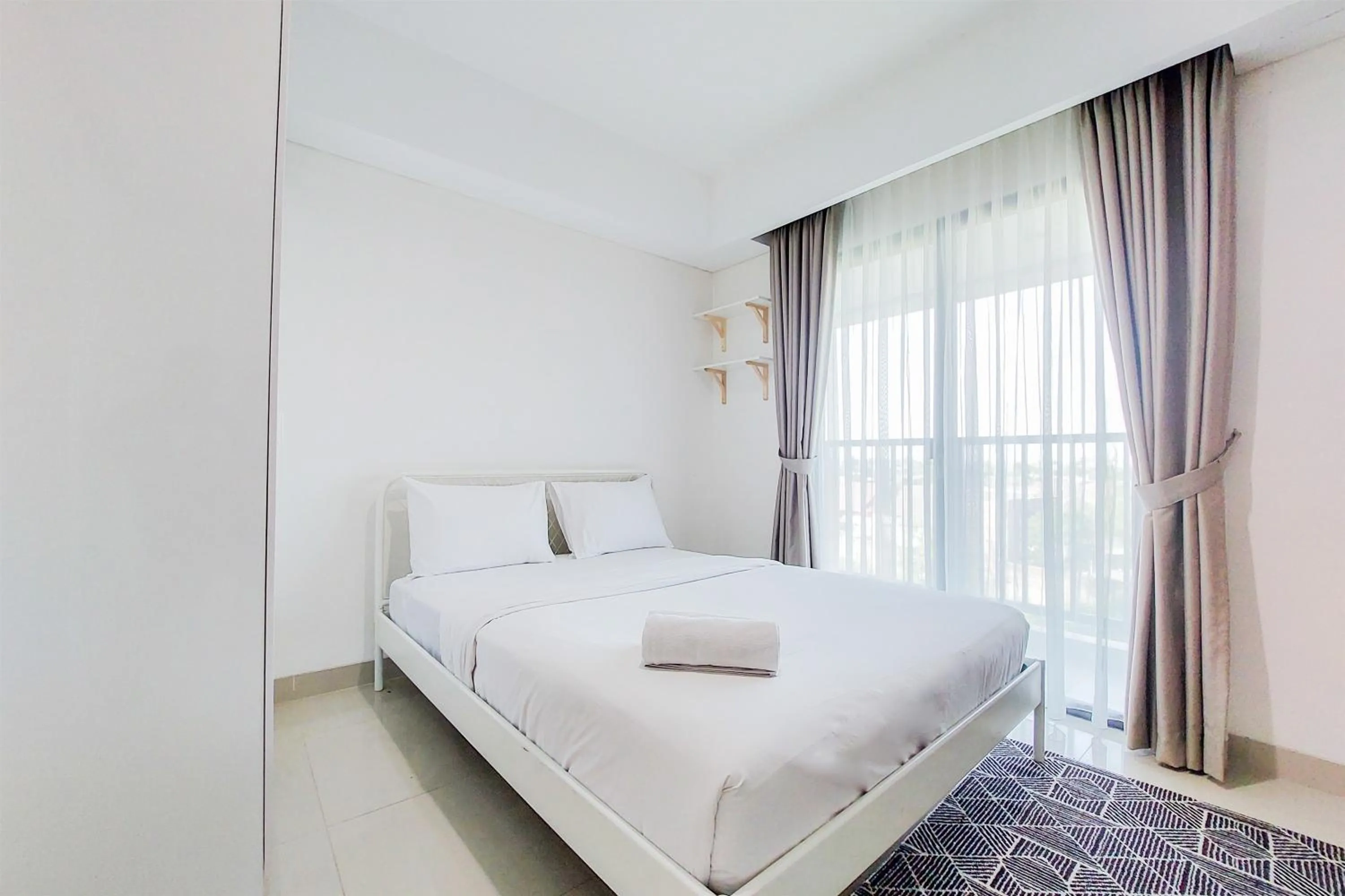 Comfort 1BR without Living Room Bintaro Embarcadero Apartment By Travelio